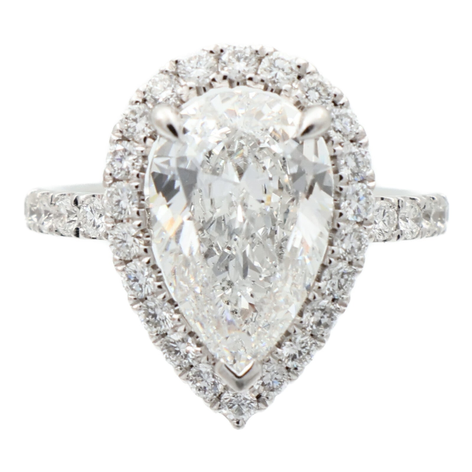 JEWELRY PT950鉑金Diamond Ring鑽石戒指US#4.5