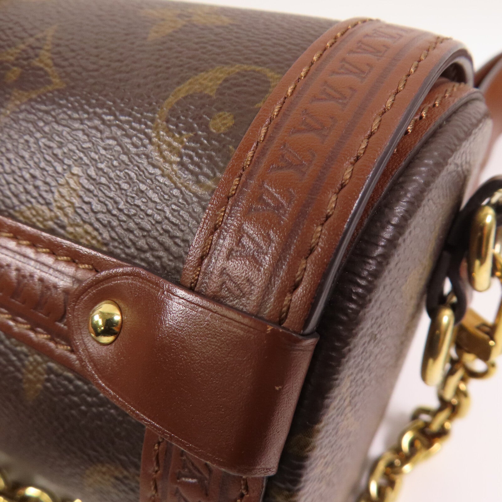LOUIS VUITTON 【激減優惠】Monogram Papillon Trunk金扣手挽肩背兩用袋