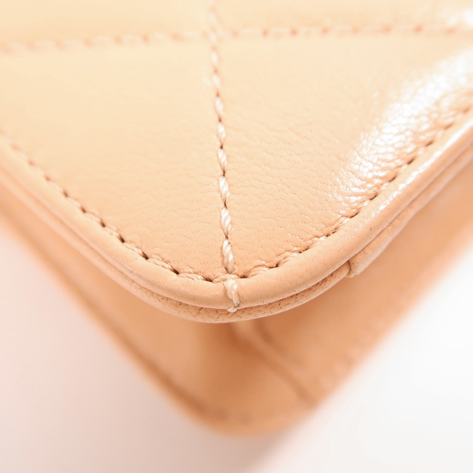 CHANEL【激減優惠】 牛皮皮革Chain Shoulder金扣鏈帶肩背袋