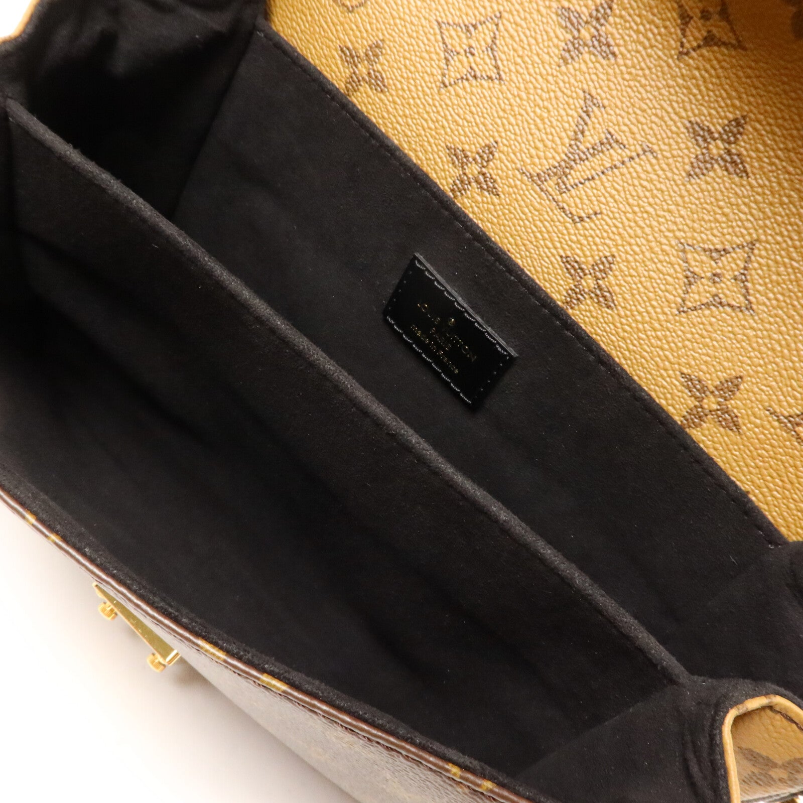 LOUIS VUITTON Monogram Reverse Pochette Metis手挽肩背兩用袋