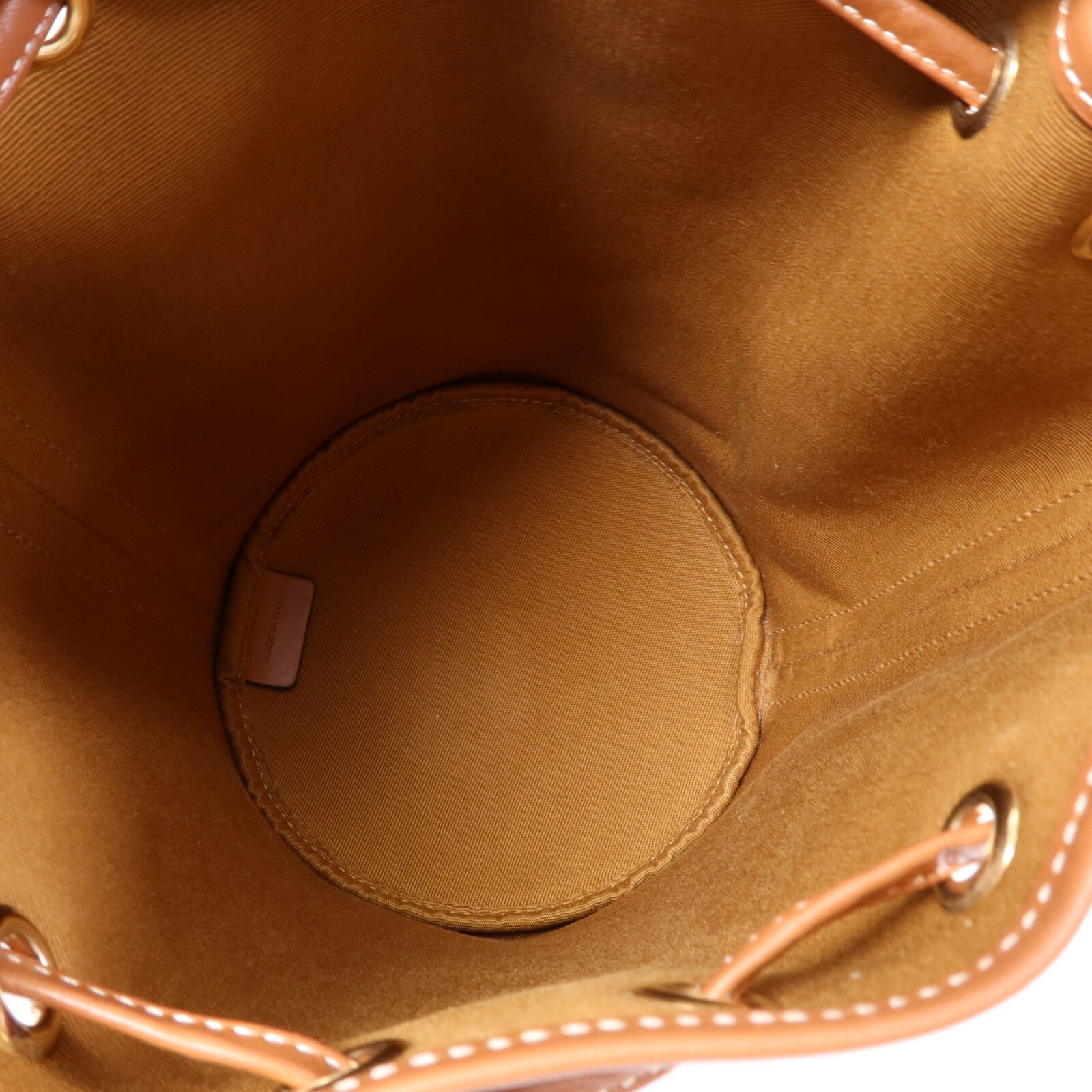CELINE 塗層帆布Triomphe Drawstring Small Bucket金扣肩背袋