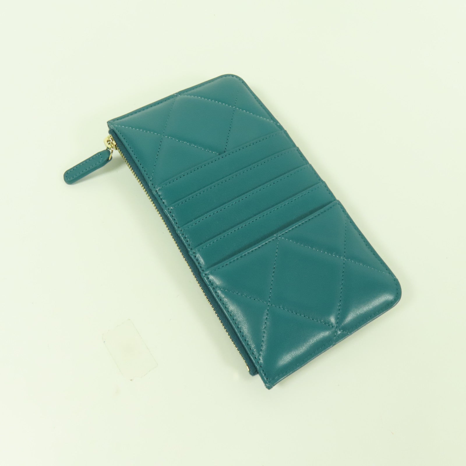 CHANEL 羊皮皮革C19 Wallet金扣長錢包