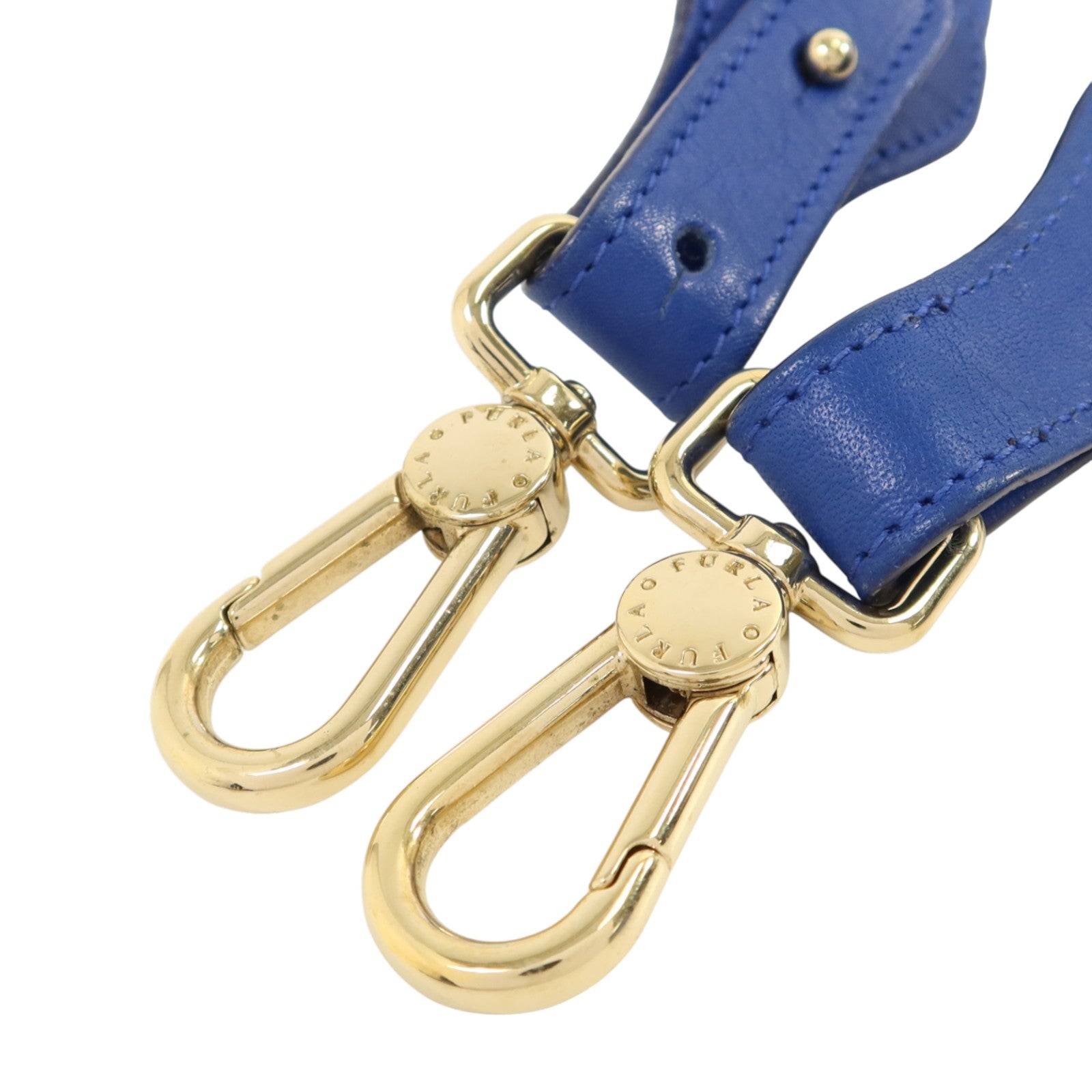 Furla 牛皮皮革Strap金扣肩背