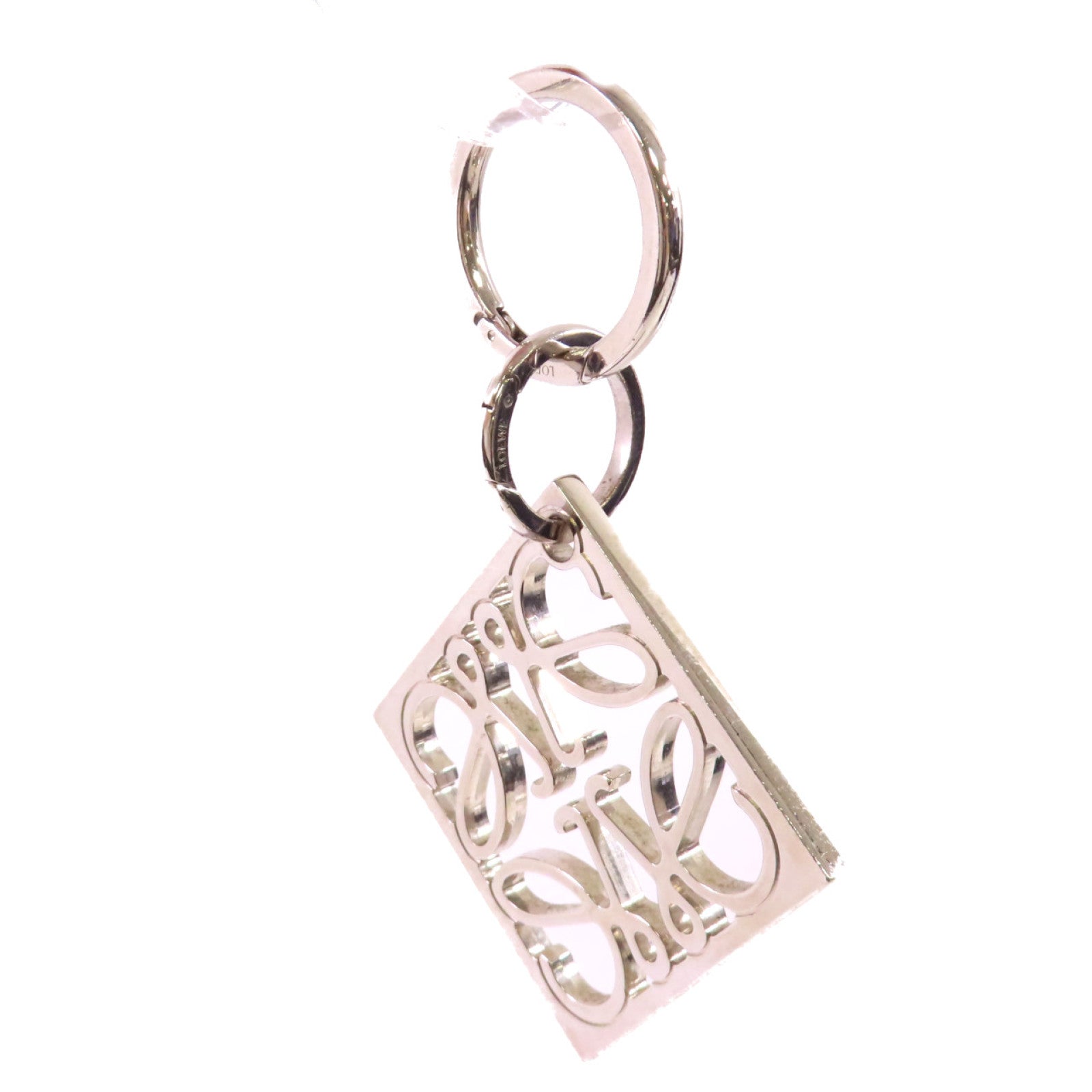 LOEWE 金屬Key Charm掛飾銀色
