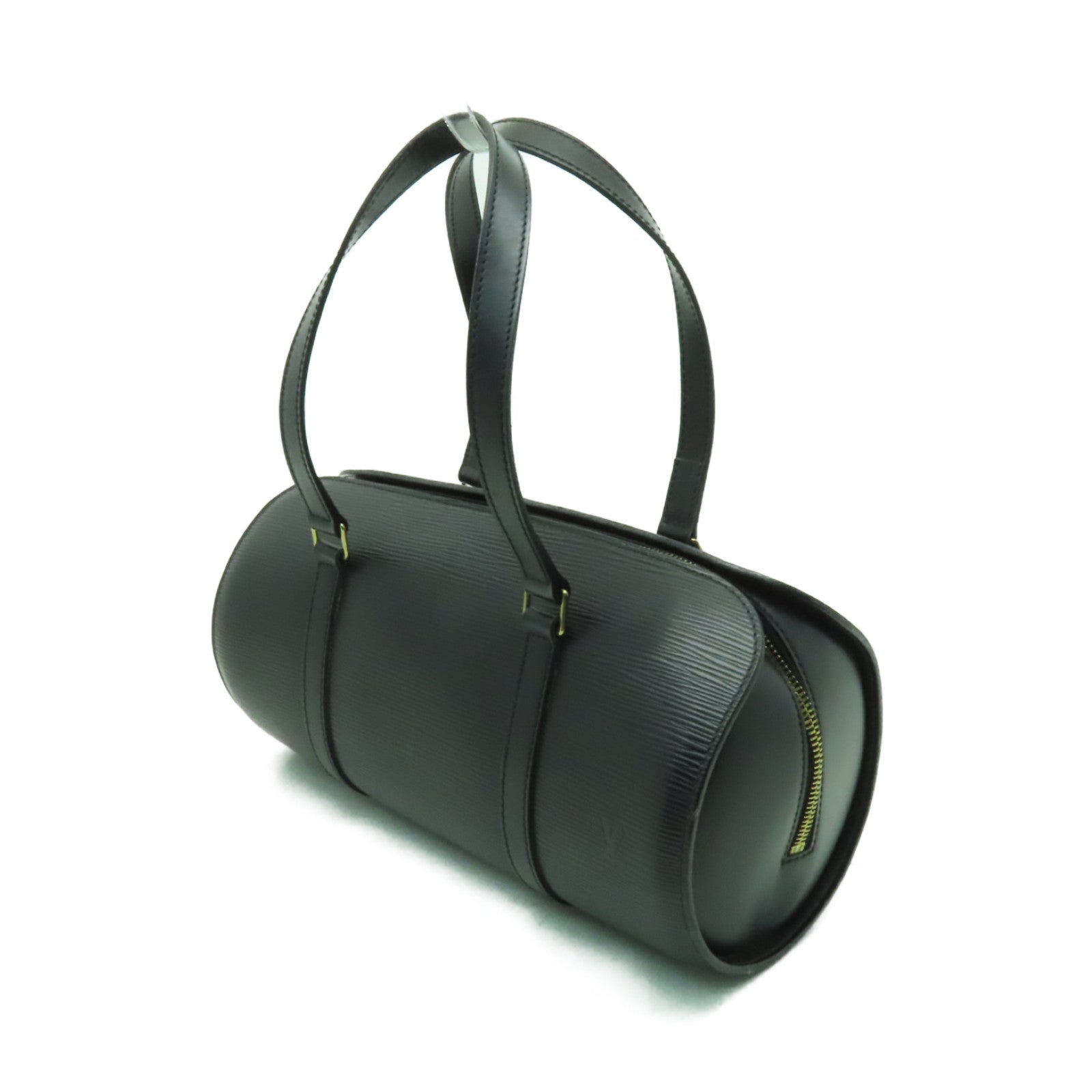 LOUIS VUITTON 【激減優惠】Epi Soufflot金扣手挽袋黒色