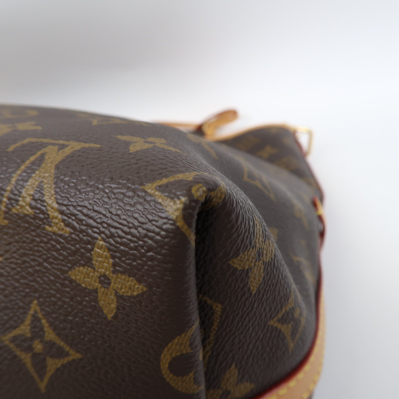 LOUIS VUITTON Monogram CarryAll MM金扣肩背袋啡色