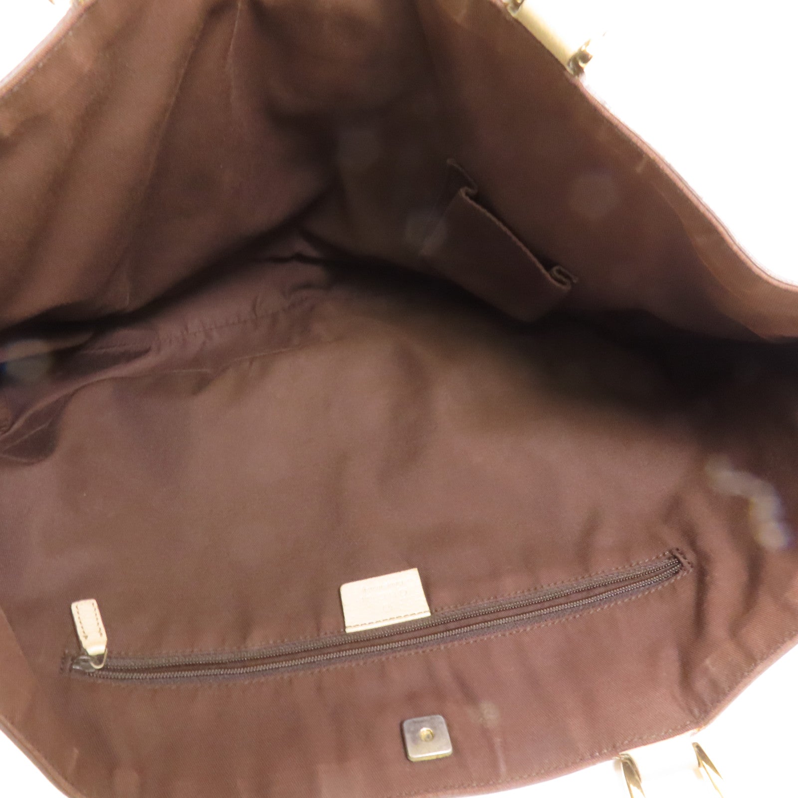 GUCCI 帆布Abbey Tote金扣手挽袋