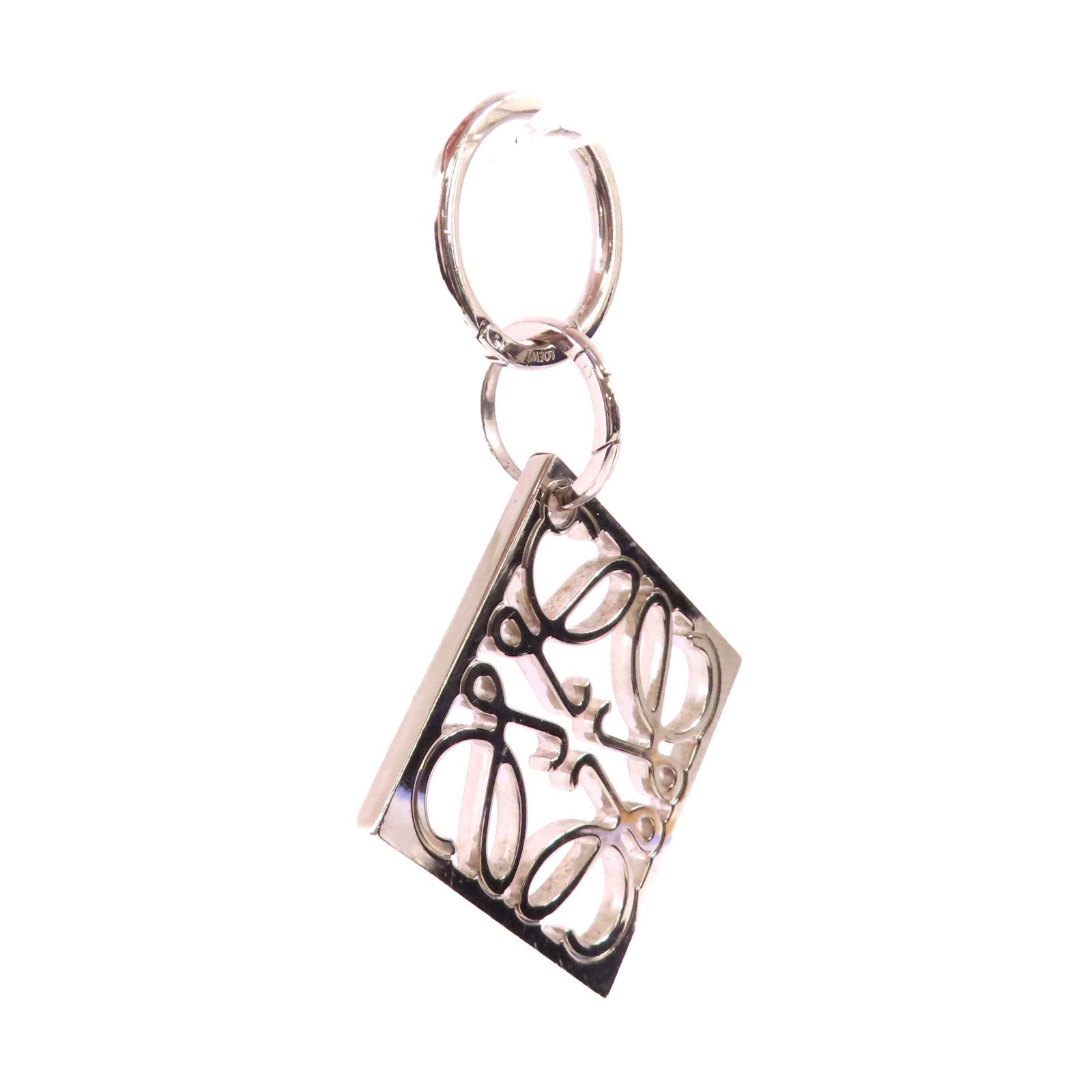 LOEWE 金屬Key Charm掛飾銀色