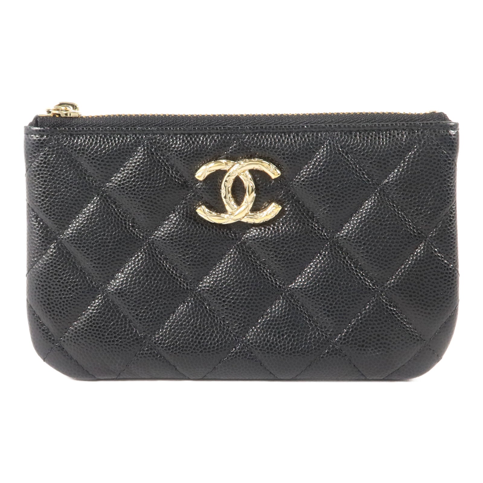 CHANEL 牛皮皮革Coin Case零錢包