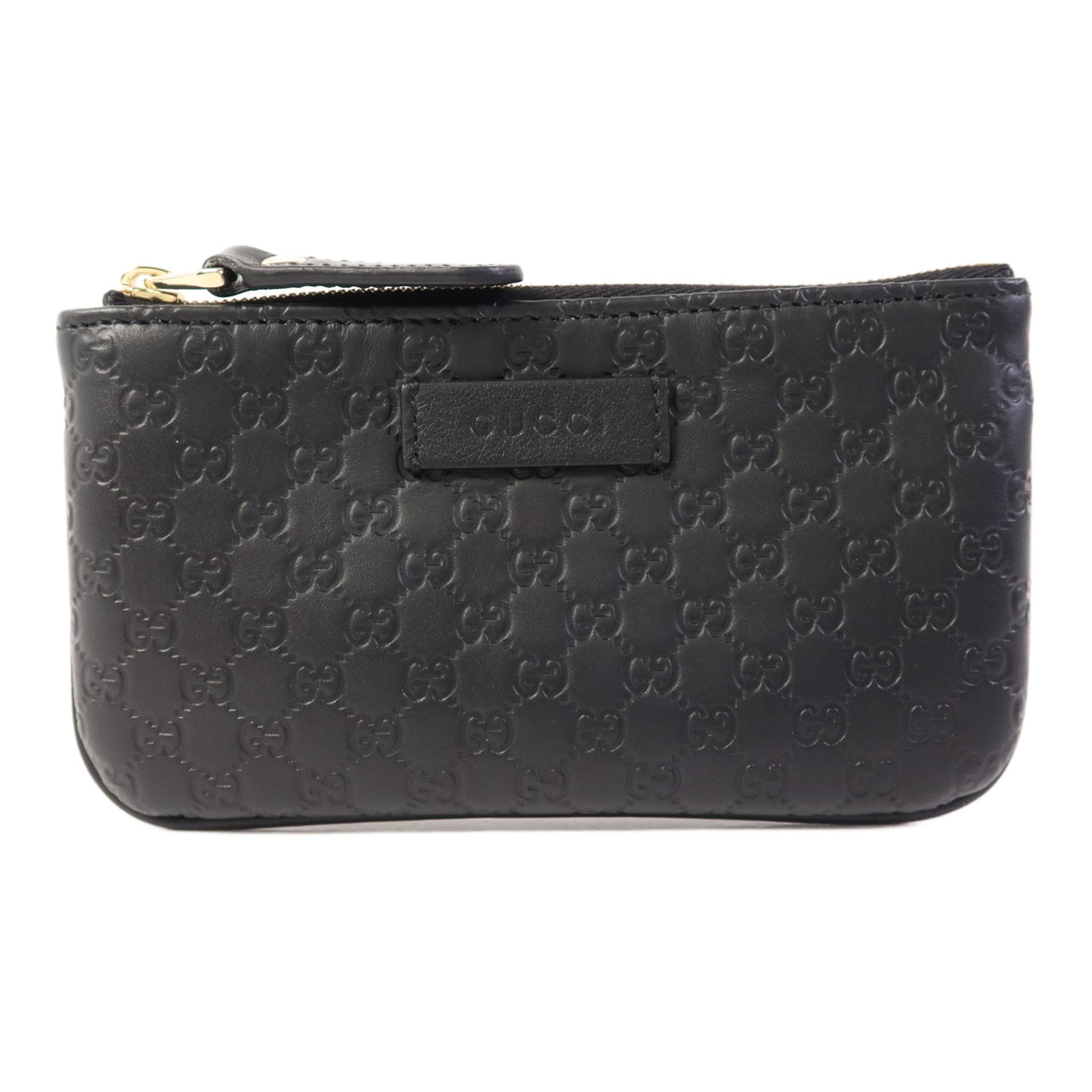 GUCCI 牛皮皮革Key Pouch金扣鎖匙包