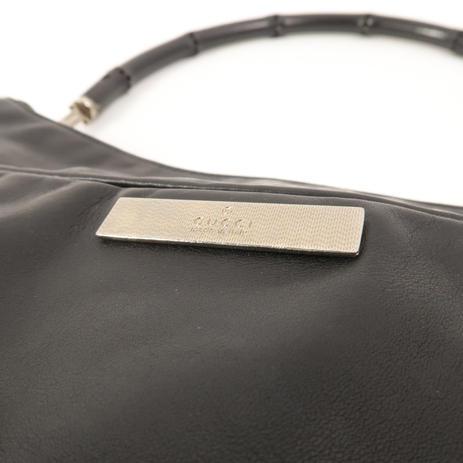 GUCCI 牛皮皮革Bamboo Hand Bag手挽袋