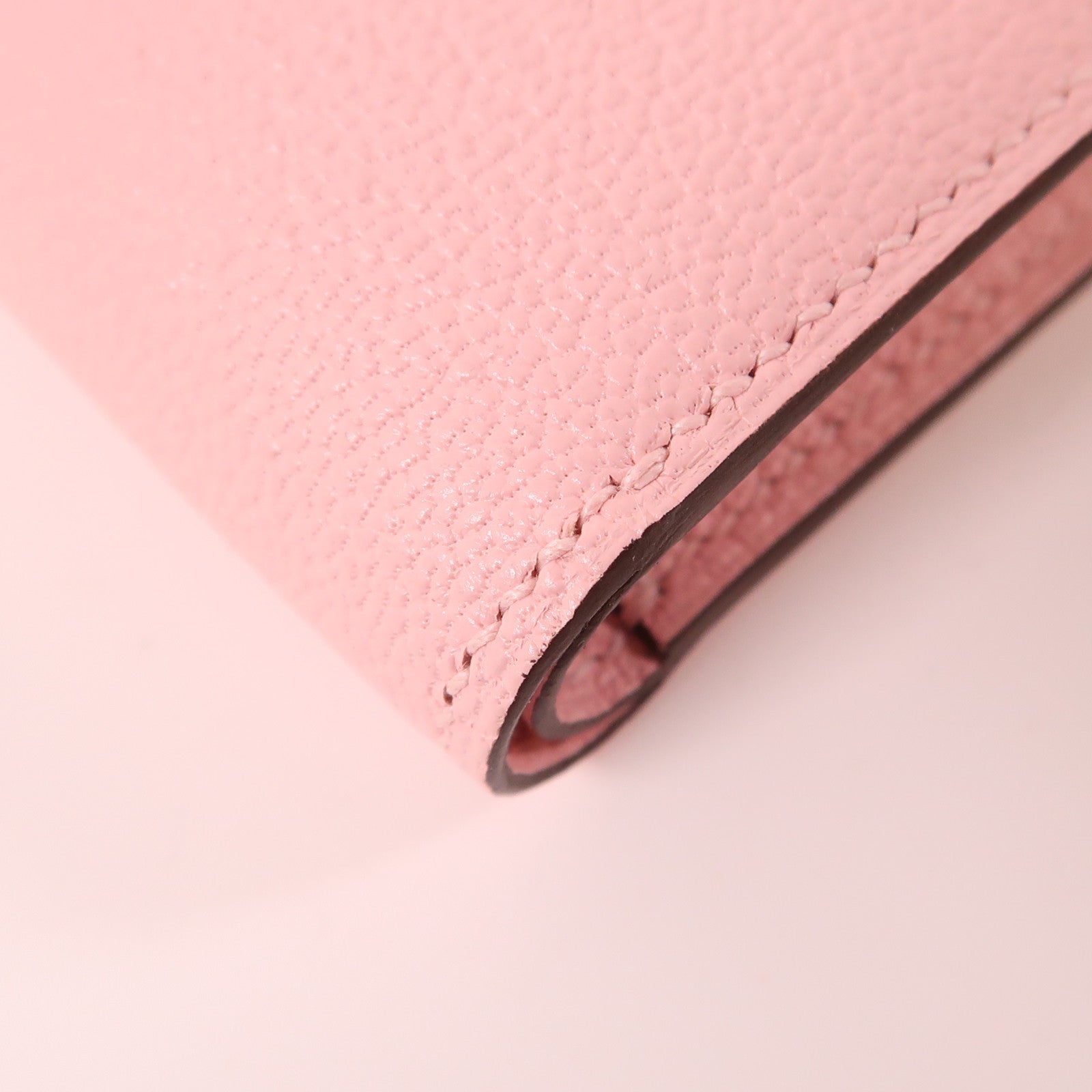 HERMES Evercolor皮革Bearn Wallet銀扣錢包