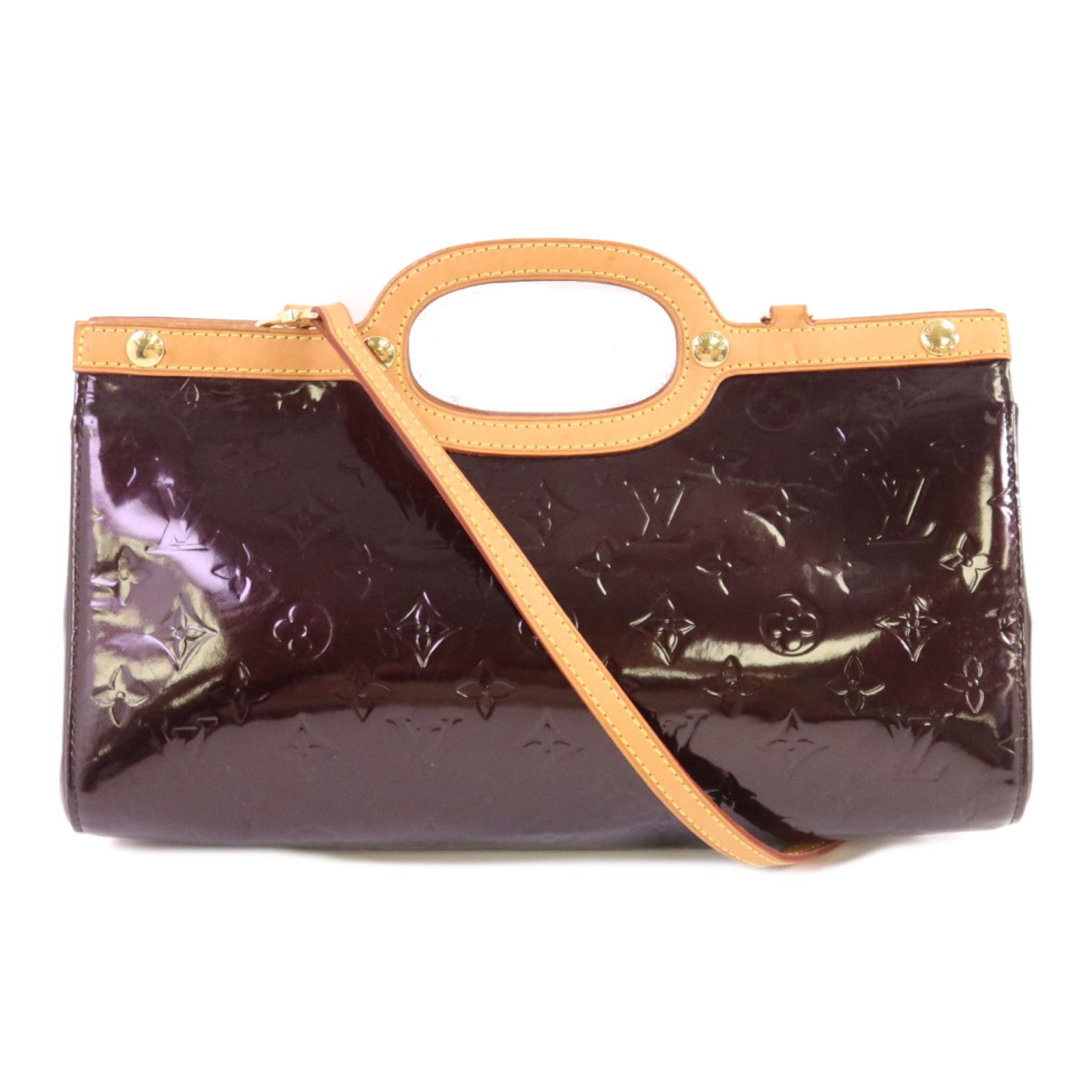 LOUIS VUITTON 【激減優惠】Vernis Roxbury Drive金扣手挽肩背兩用袋