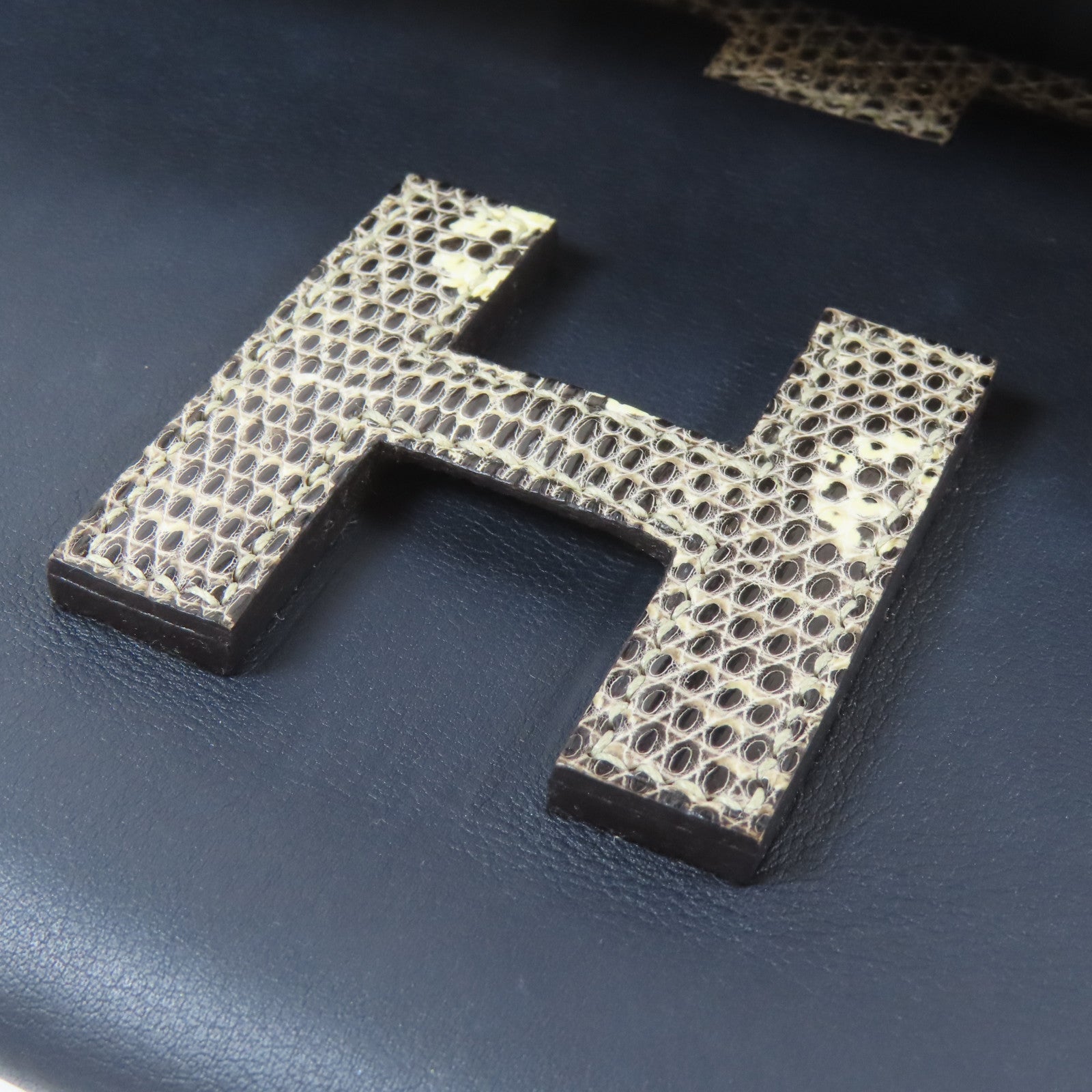 HERMES 【清倉大減價】Swift皮革/蜥蝪皮革Clutch Bag手拿包Bleu Indigo/深藍色