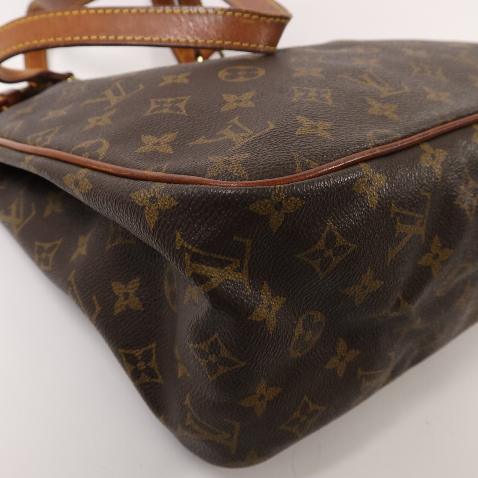 LOUIS VUITTON Monogram Batignolles金扣肩背袋