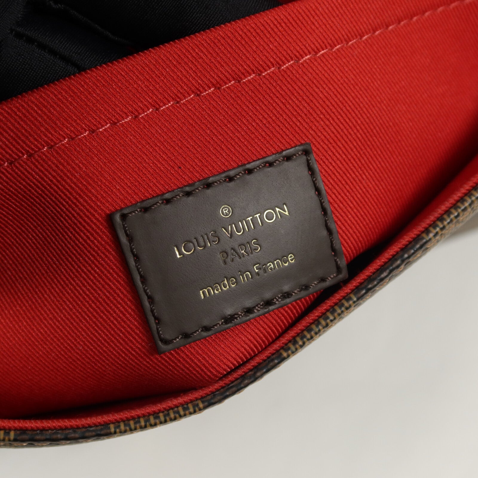 LOUIS VUITTON Damier Croisette手挽肩背兩用袋