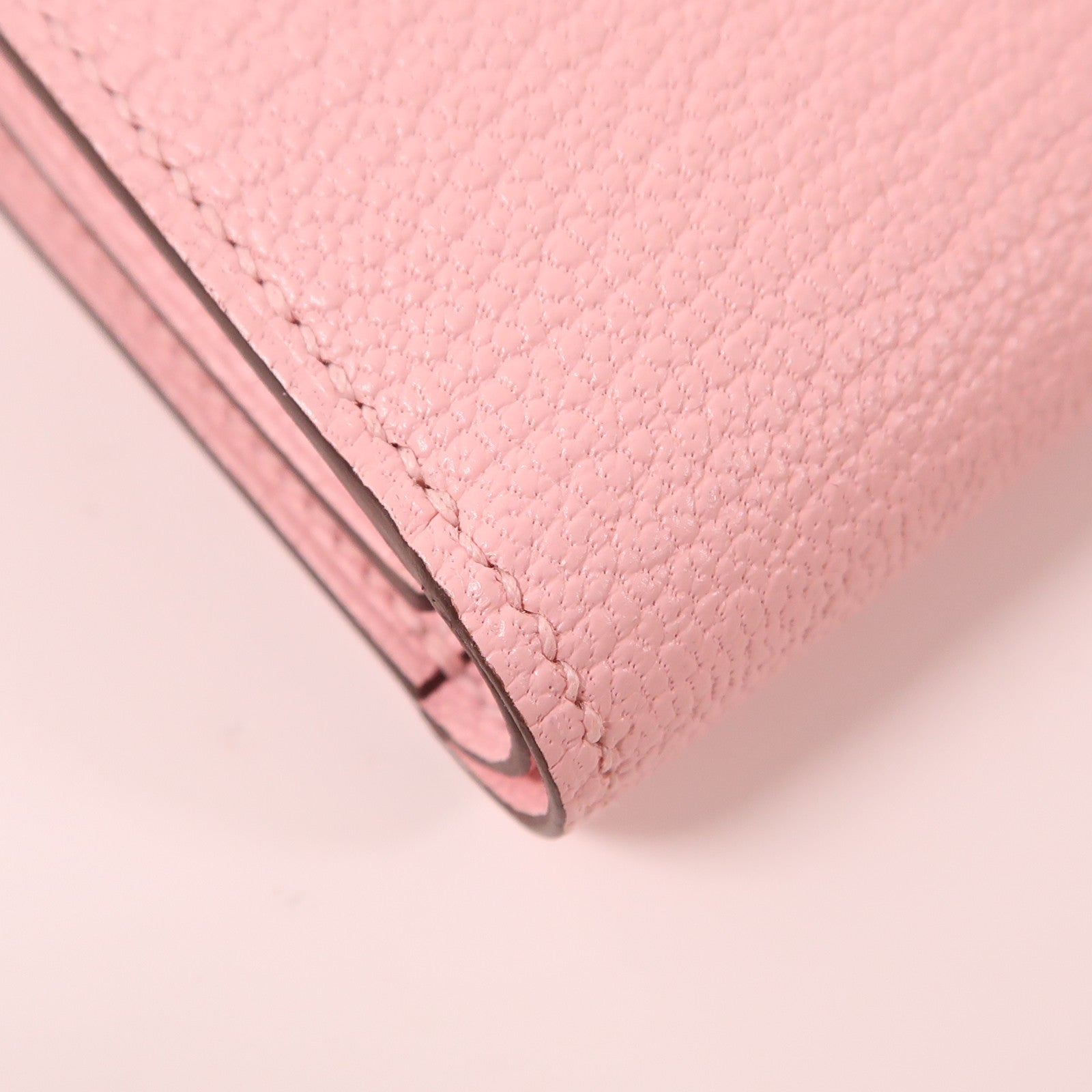 HERMES Evercolor皮革Bearn Wallet銀扣錢包