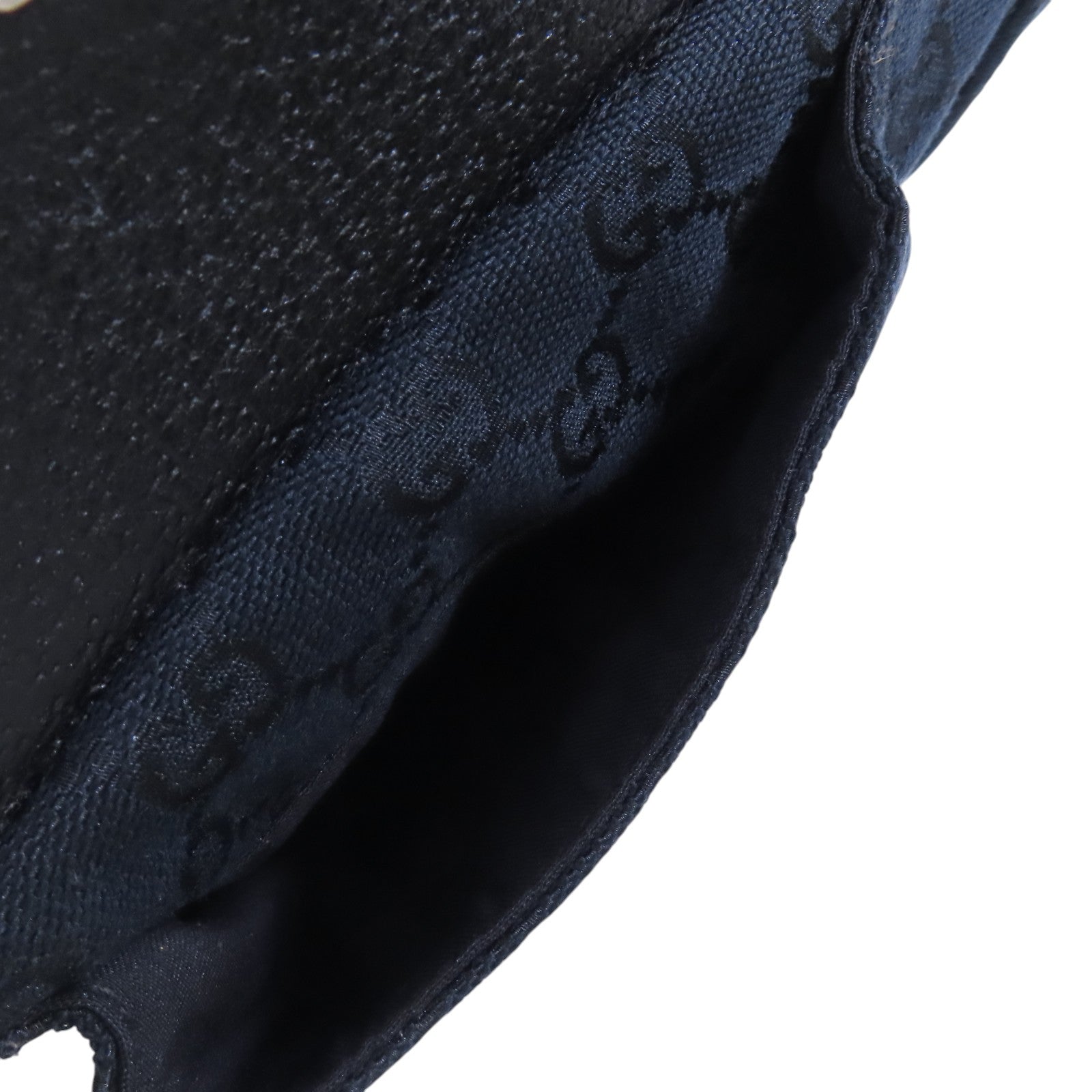 GUCCI GG帆布Tote Bag銀扣肩背袋