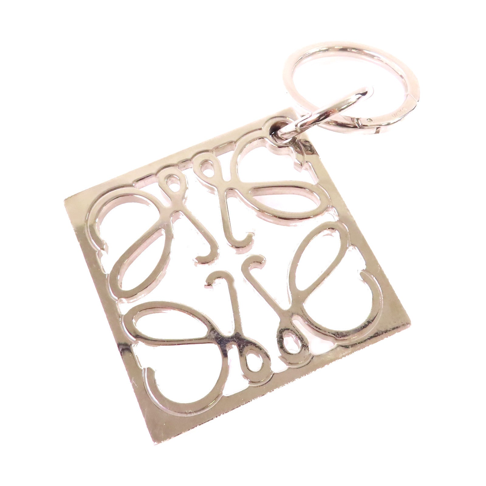 LOEWE 金屬Key Charm掛飾銀色