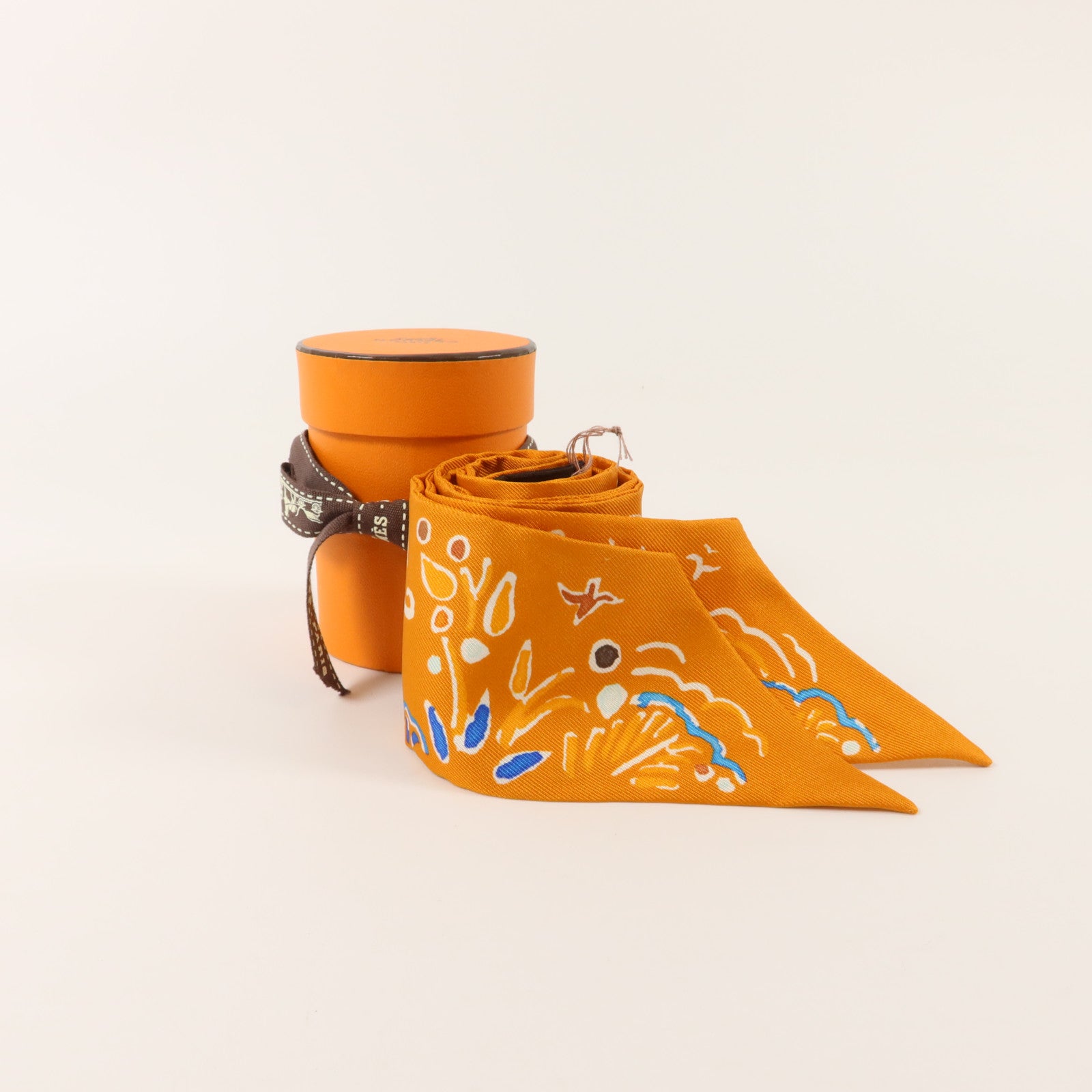 HERMES 絲質Twilly絲巾