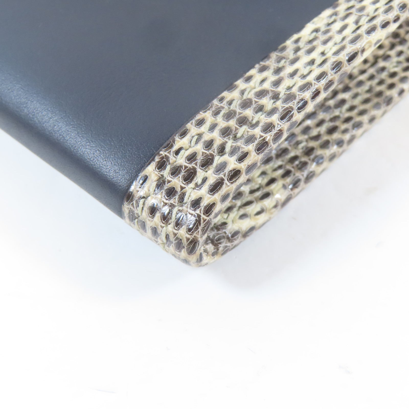 HERMES 【清倉大減價】Swift皮革/蜥蝪皮革Clutch Bag手拿包Bleu Indigo/深藍色