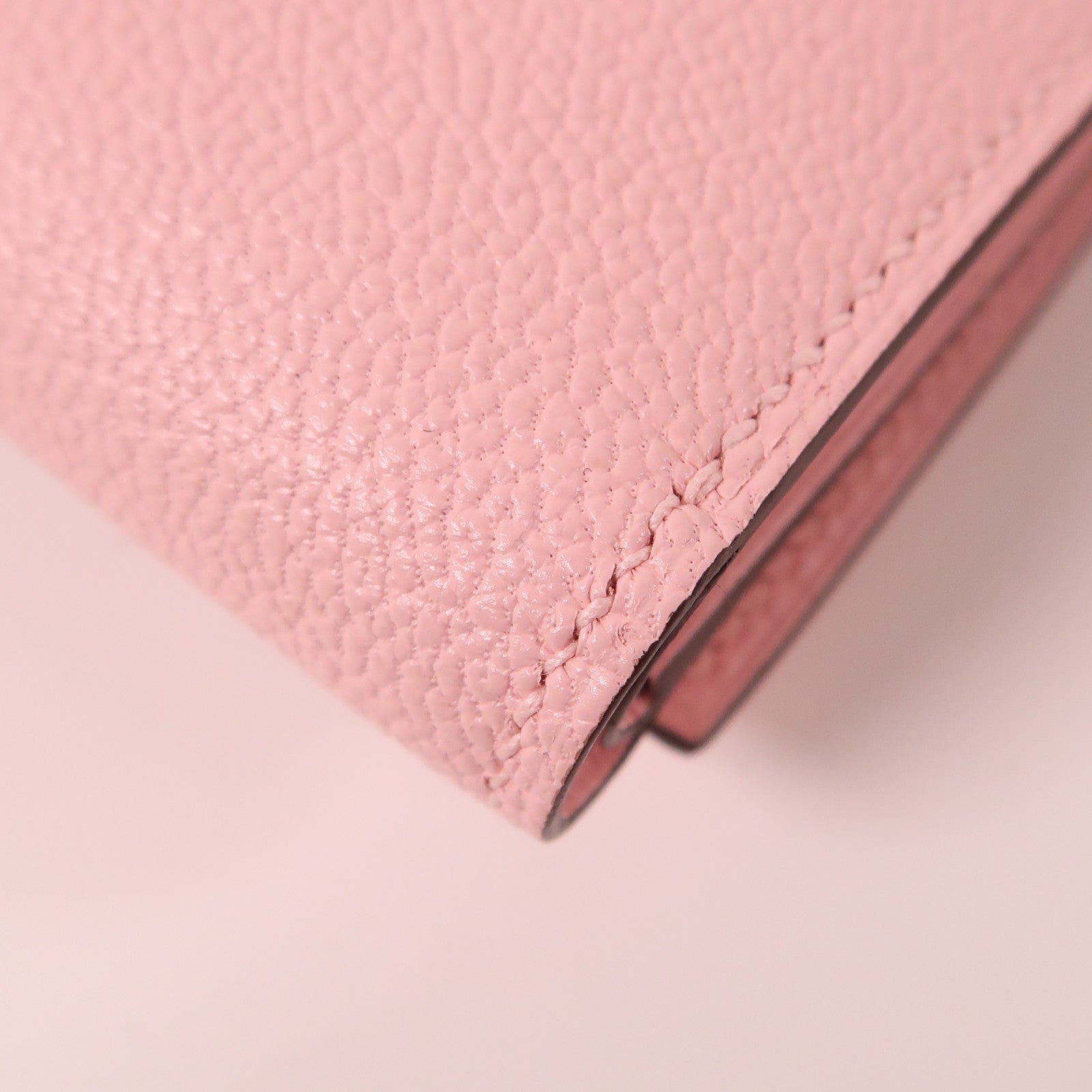 HERMES Evercolor皮革Bearn Wallet銀扣錢包