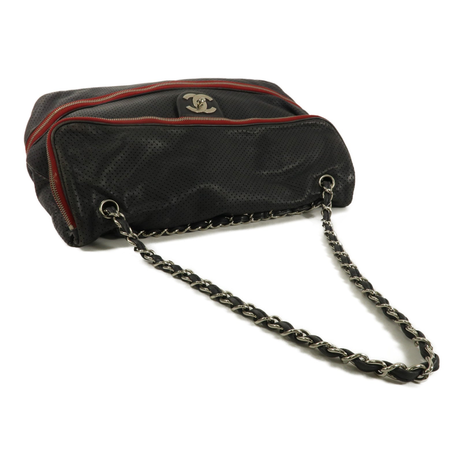 CHANEL 羊皮皮革Shoulder Bag鏈帶肩背袋