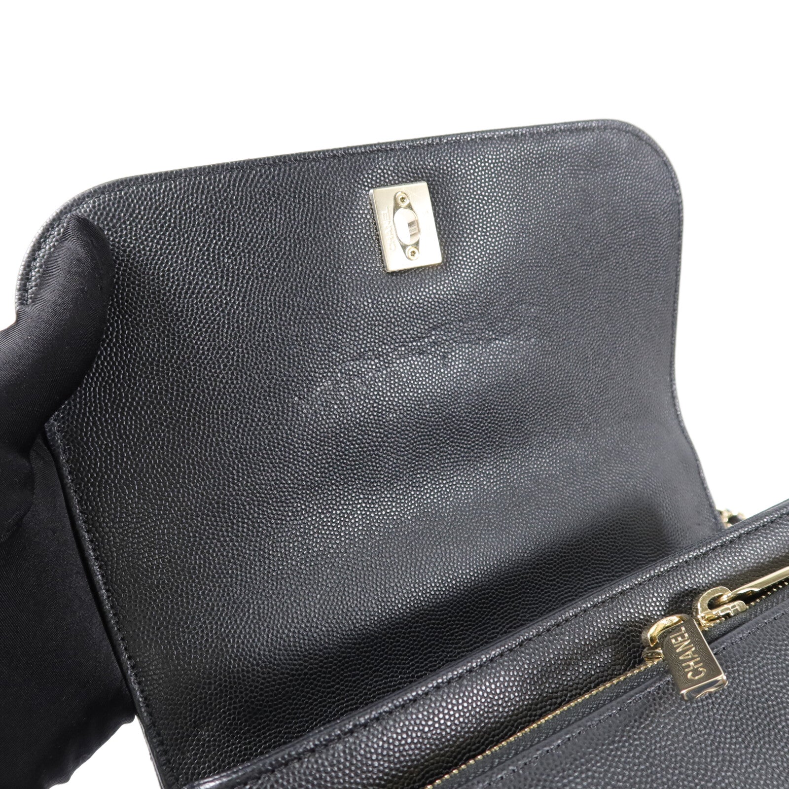 CHANEL 牛皮皮革Business Affinity手挽肩背兩用袋
