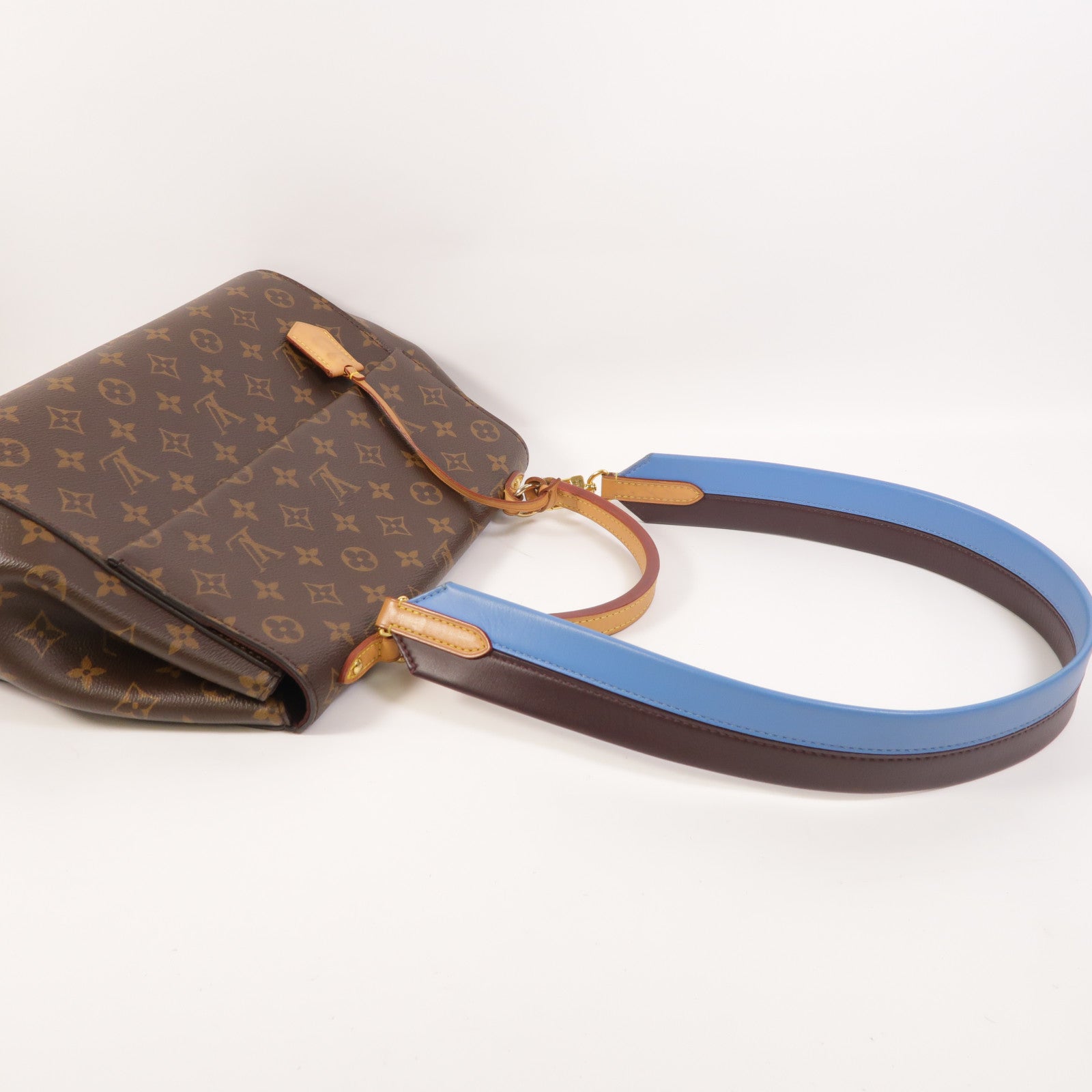 LOUIS VUITTON Monogram Cluny MM金扣手挽肩背兩用袋