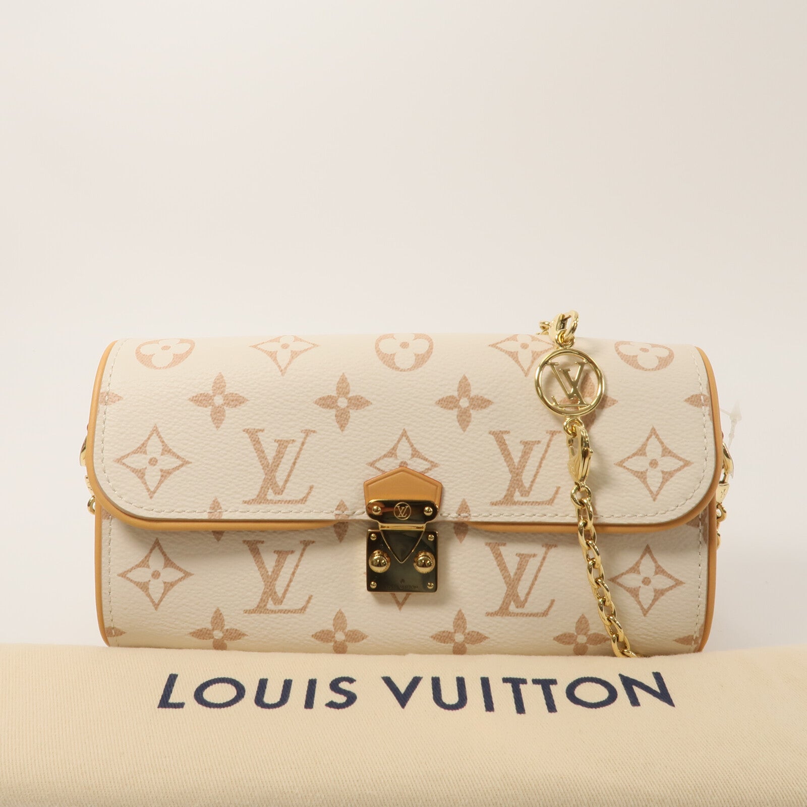 LOUIS VUITTON Monogram Dune Pochette Camille鏈帶肩背袋