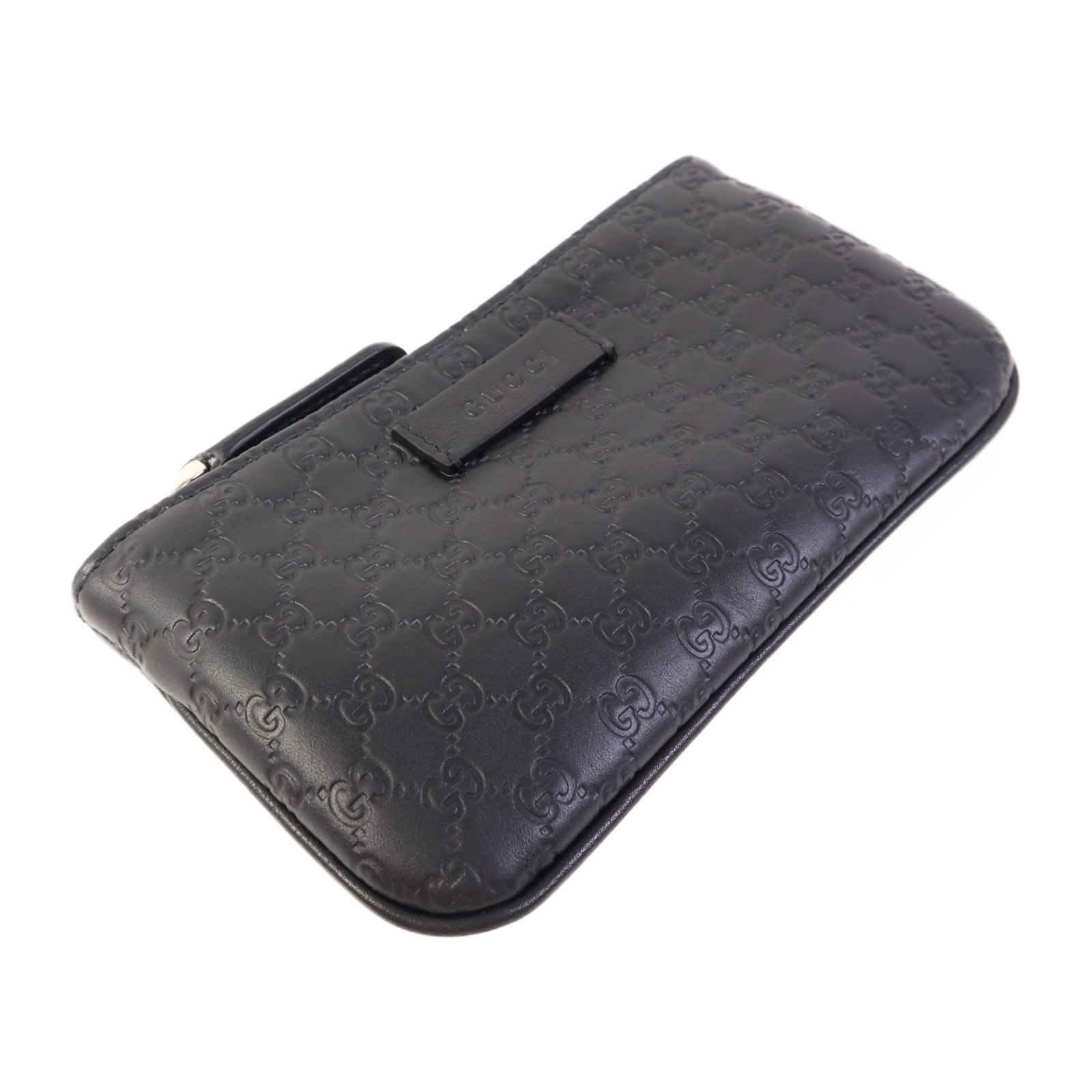 GUCCI 牛皮皮革Key Pouch金扣鎖匙包
