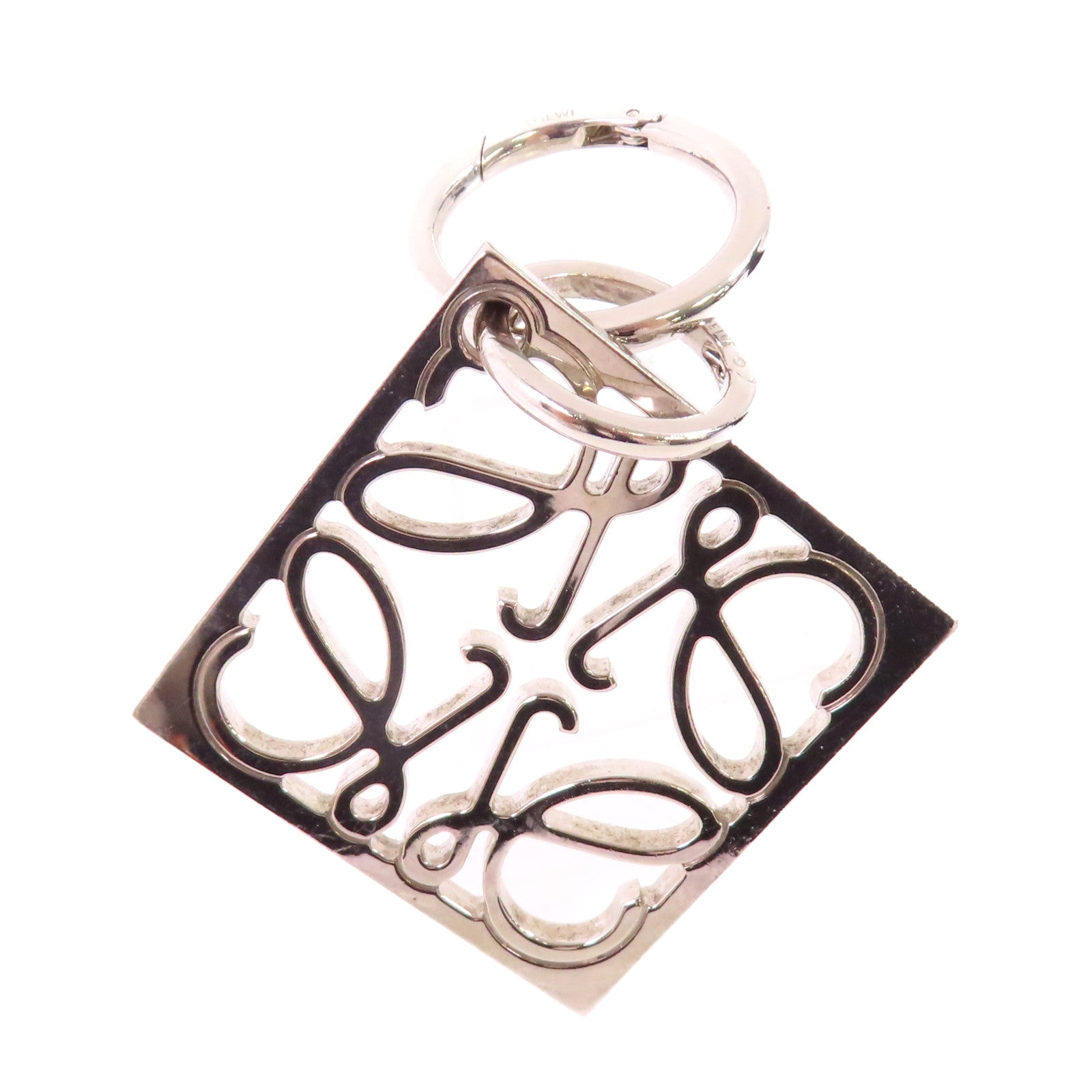LOEWE 金屬Key Charm掛飾銀色