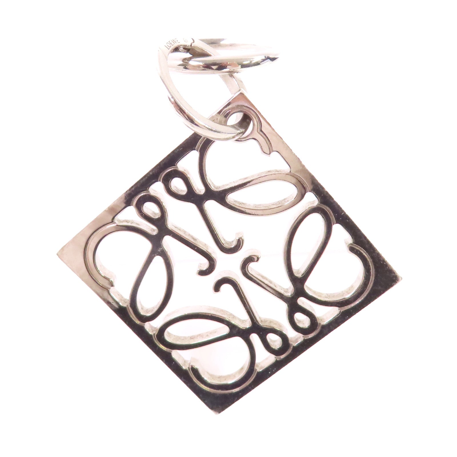 LOEWE 金屬Key Charm掛飾銀色