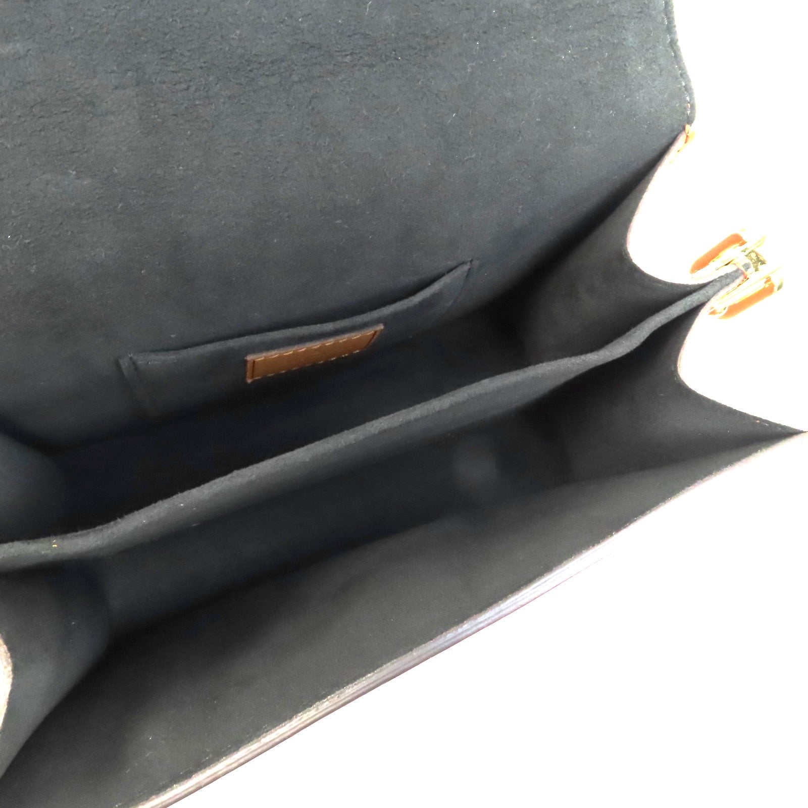 LOUIS VUITTON Monogram Dauphine金扣肩背袋啡色
