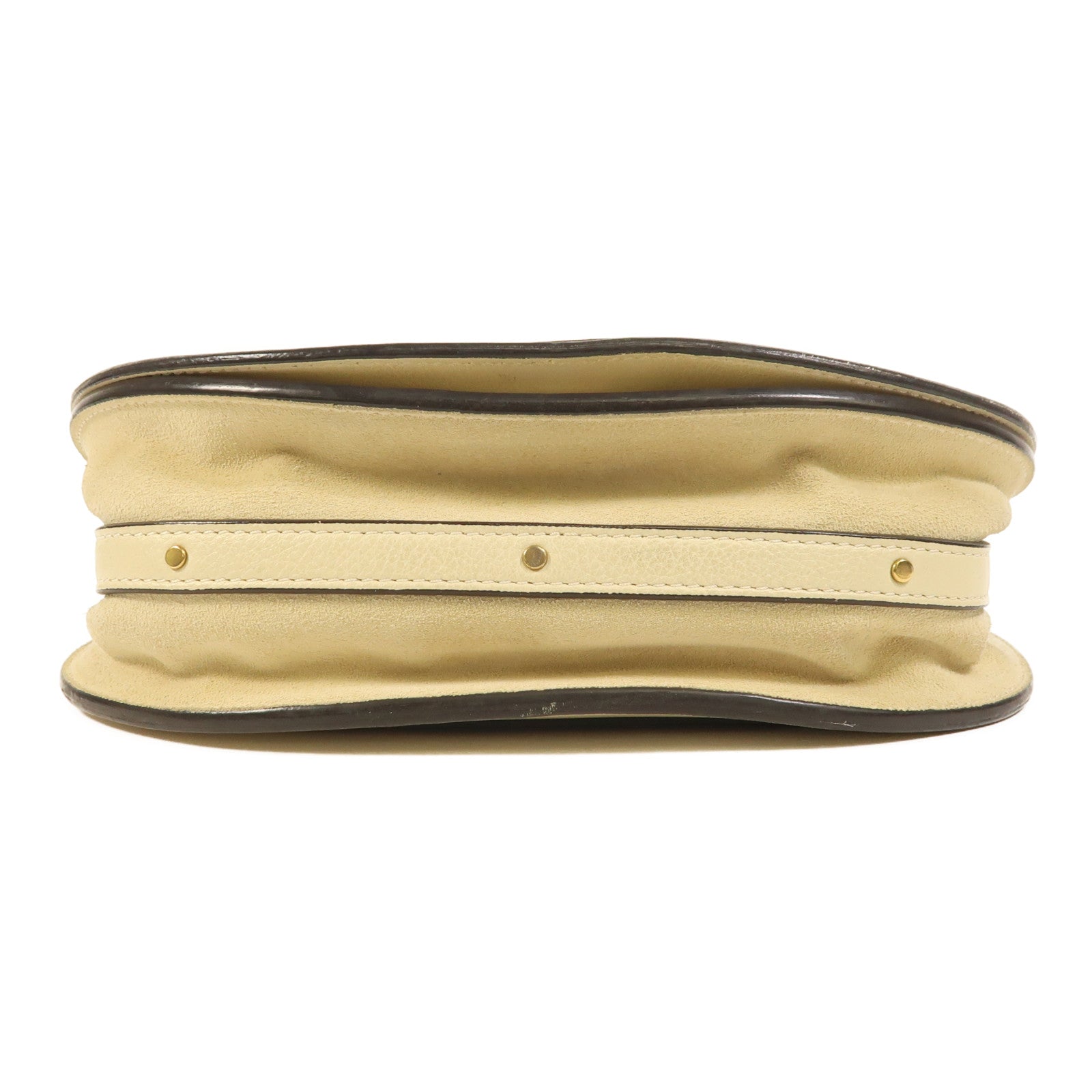 Chloe 牛皮皮革Nile金扣肩背袋