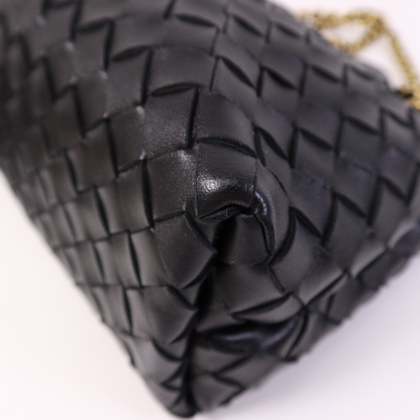 BOTTEGA VENETA 羊皮皮革Andiamo Small金扣鏈帶手挽肩背兩用袋