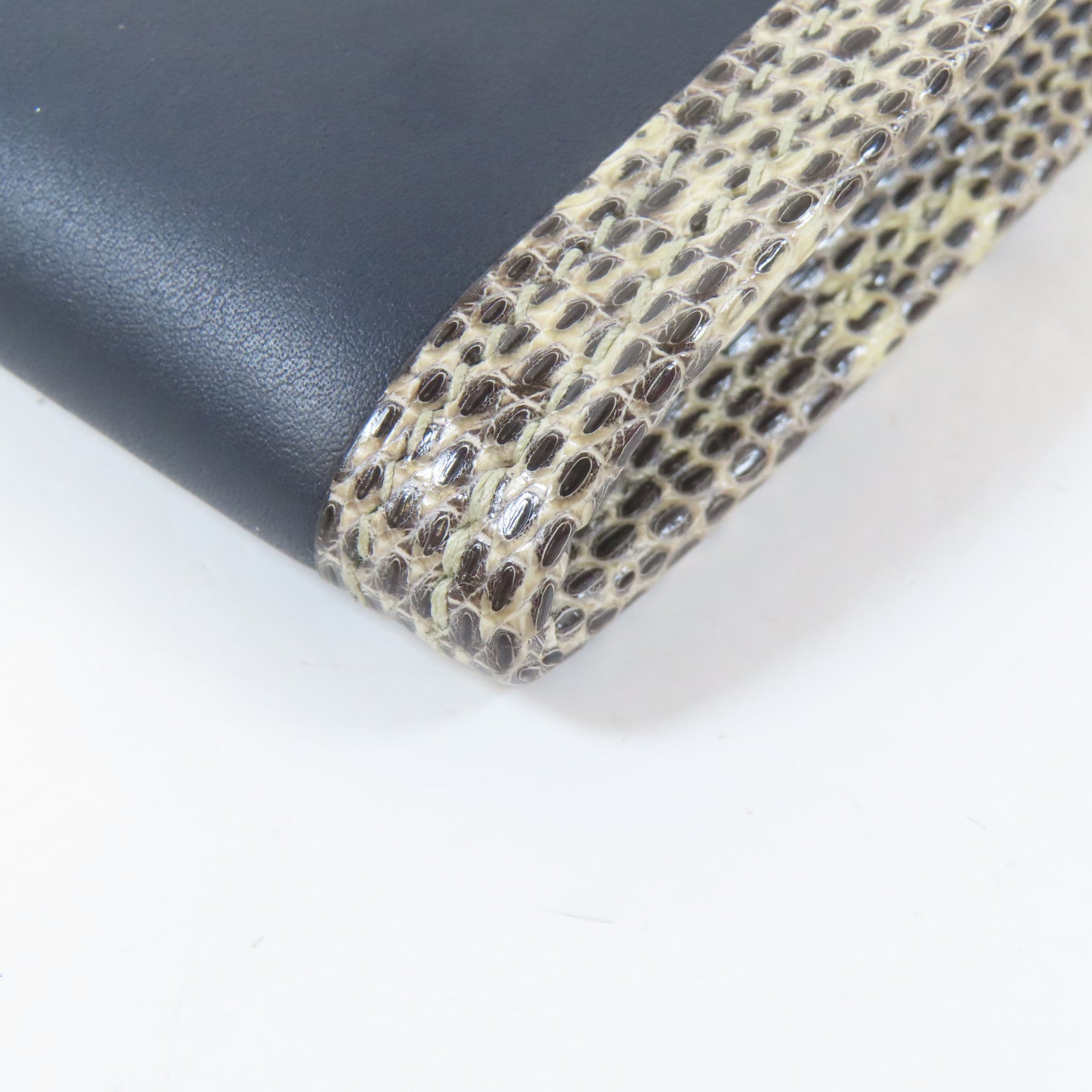 HERMES 【清倉大減價】Swift皮革/蜥蝪皮革Clutch Bag手拿包Bleu Indigo/深藍色