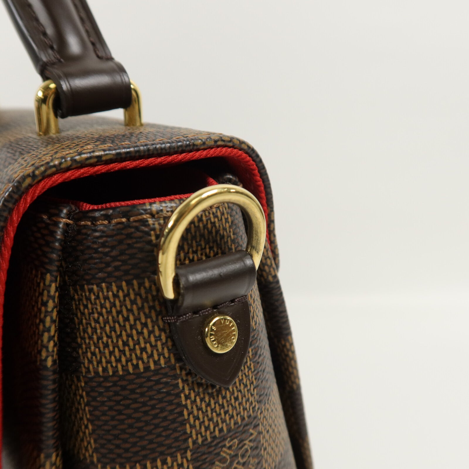 LOUIS VUITTON Damier Croisette手挽肩背兩用袋