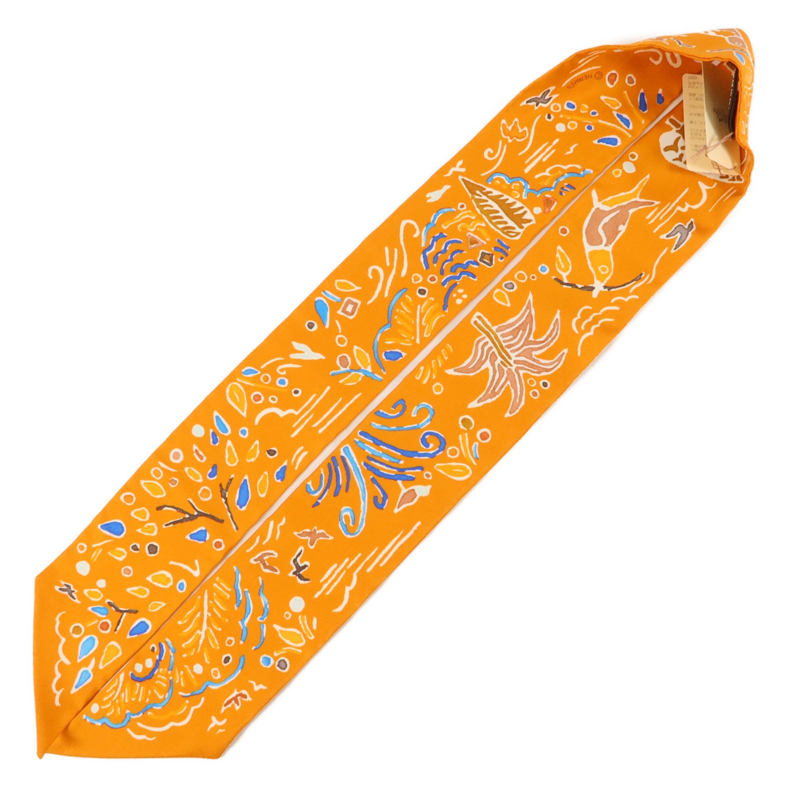 HERMES 絲質Twilly絲巾