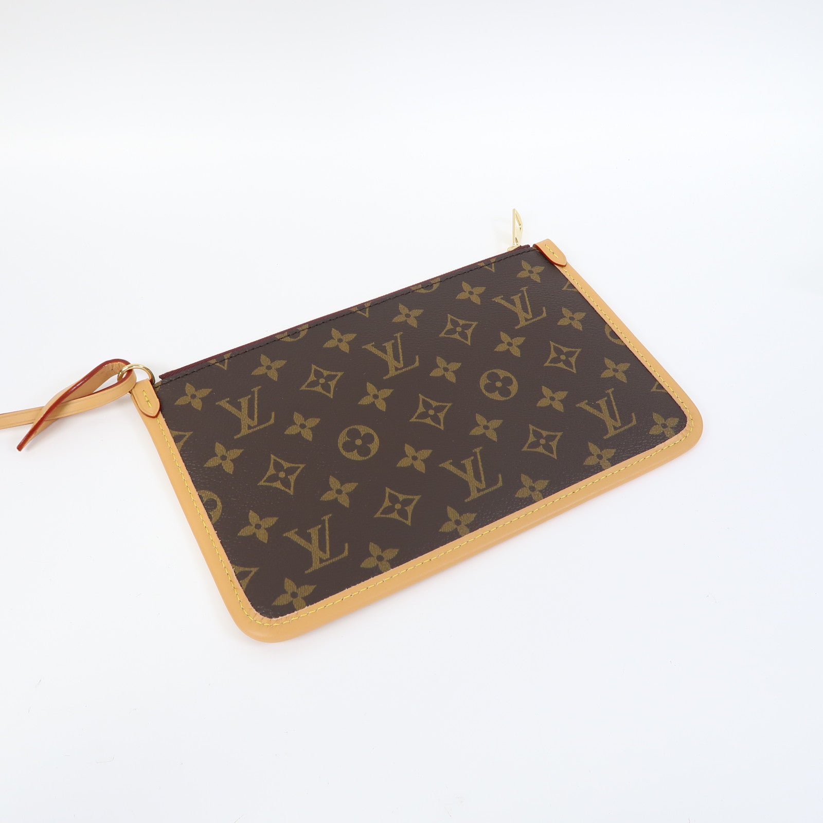 LOUIS VUITTON Monogram CarryAll MM金扣肩背袋啡色