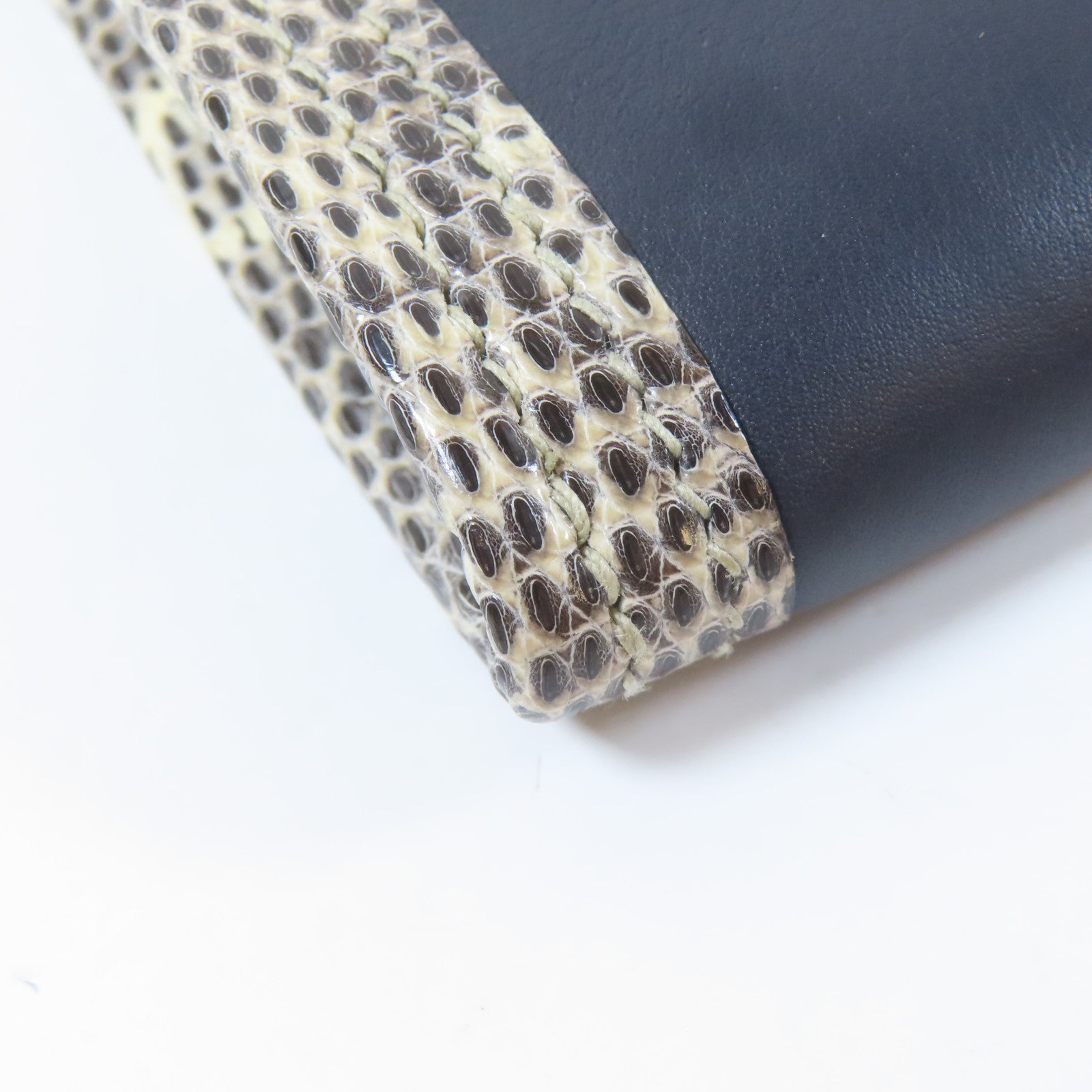 HERMES 【清倉大減價】Swift皮革/蜥蝪皮革Clutch Bag手拿包Bleu Indigo/深藍色