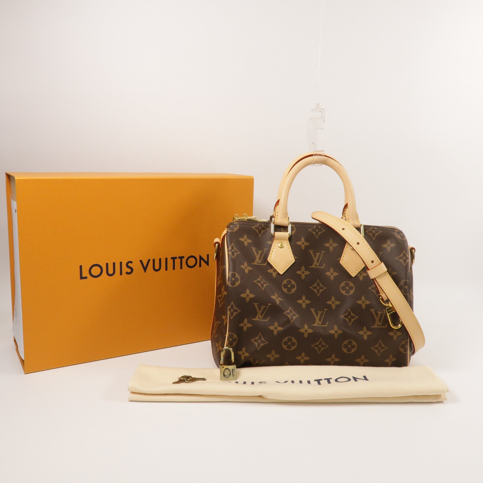 LOUIS VUITTON Monogram Speedy Bandouliere 25手挽肩背兩用袋