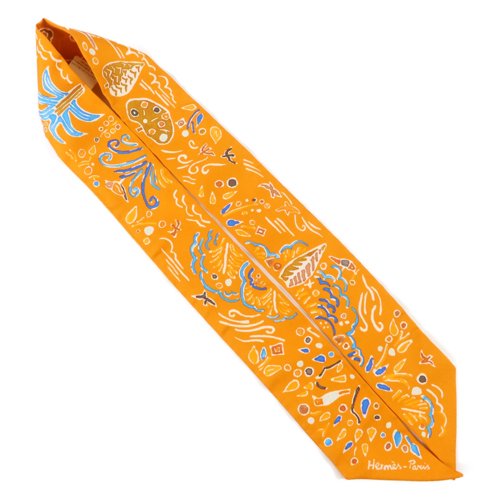 HERMES 絲質Twilly絲巾