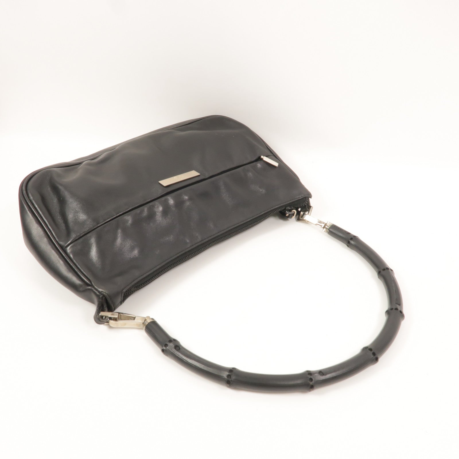 GUCCI 牛皮皮革Bamboo Hand Bag手挽袋