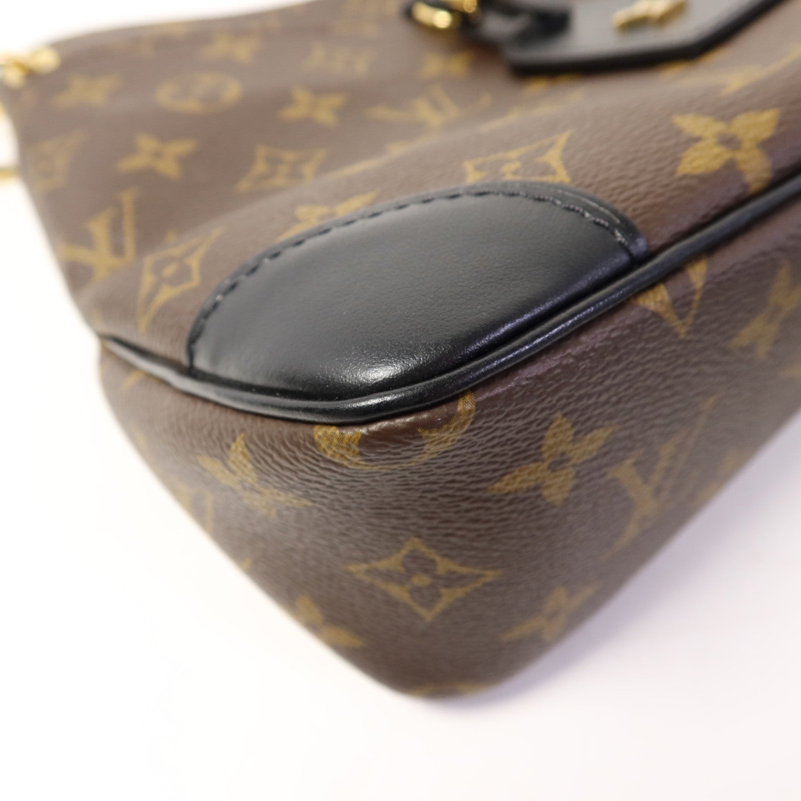 LOUIS VUITTON Monogram Odeon PM金扣肩背袋
