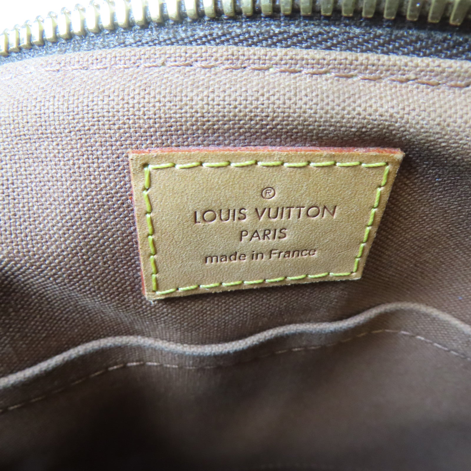 LOUIS VUITTON Monogram Palermo PM金扣手挽肩背兩用袋啡色