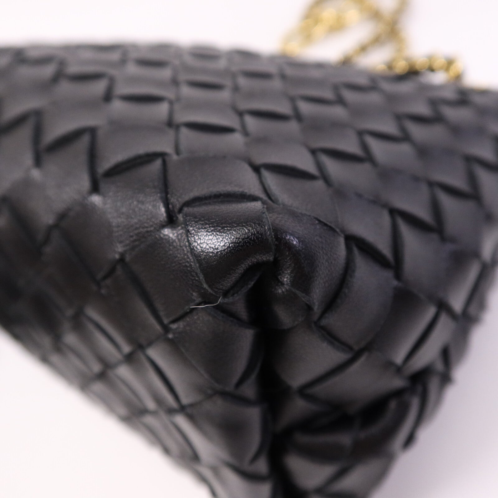 BOTTEGA VENETA 羊皮皮革Andiamo Small金扣鏈帶手挽肩背兩用袋