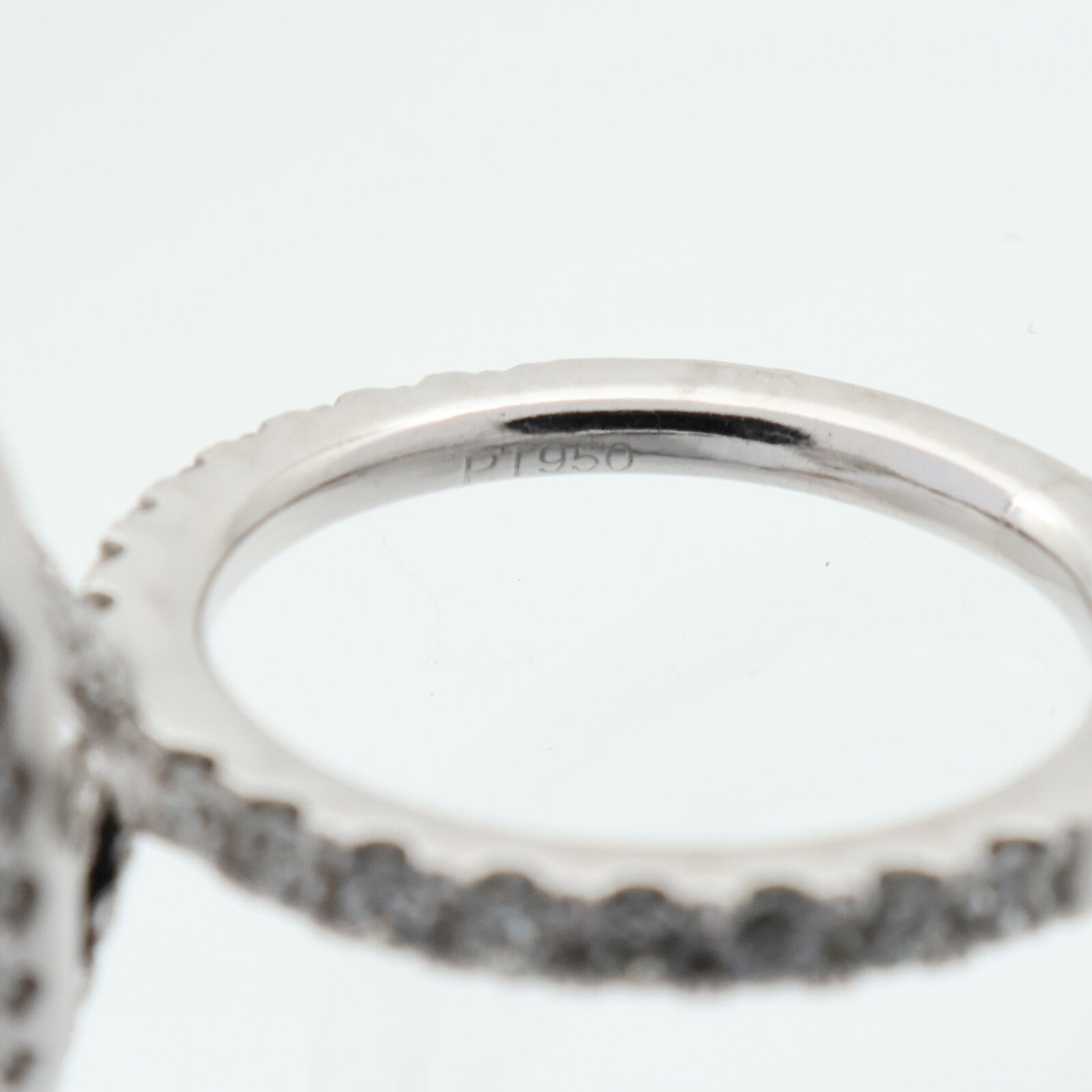 JEWELRY PT950鉑金Diamond Ring鑽石戒指US#4.5