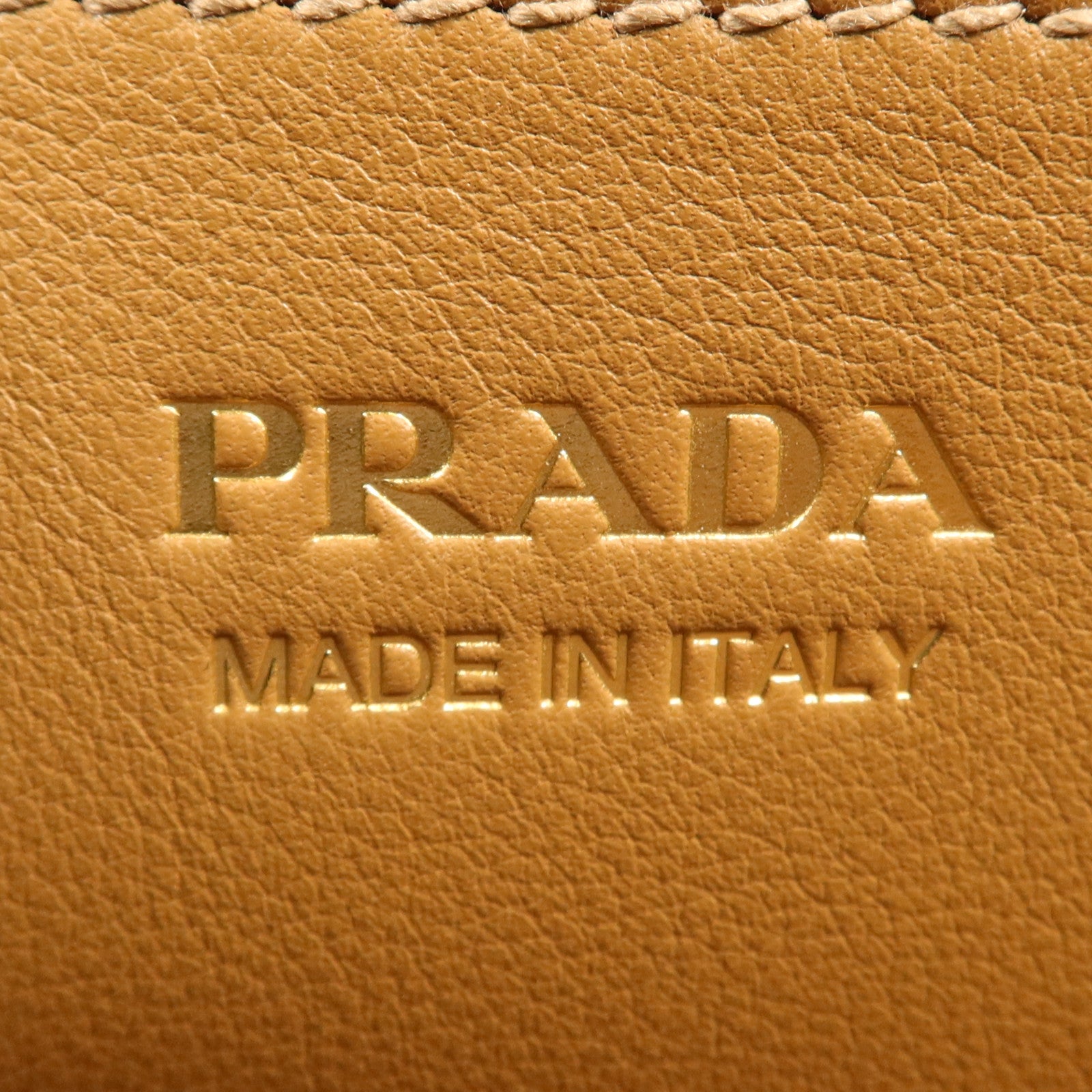 PRADA 牛皮皮革Buckle medium Bag金扣手挽肩背兩用袋
