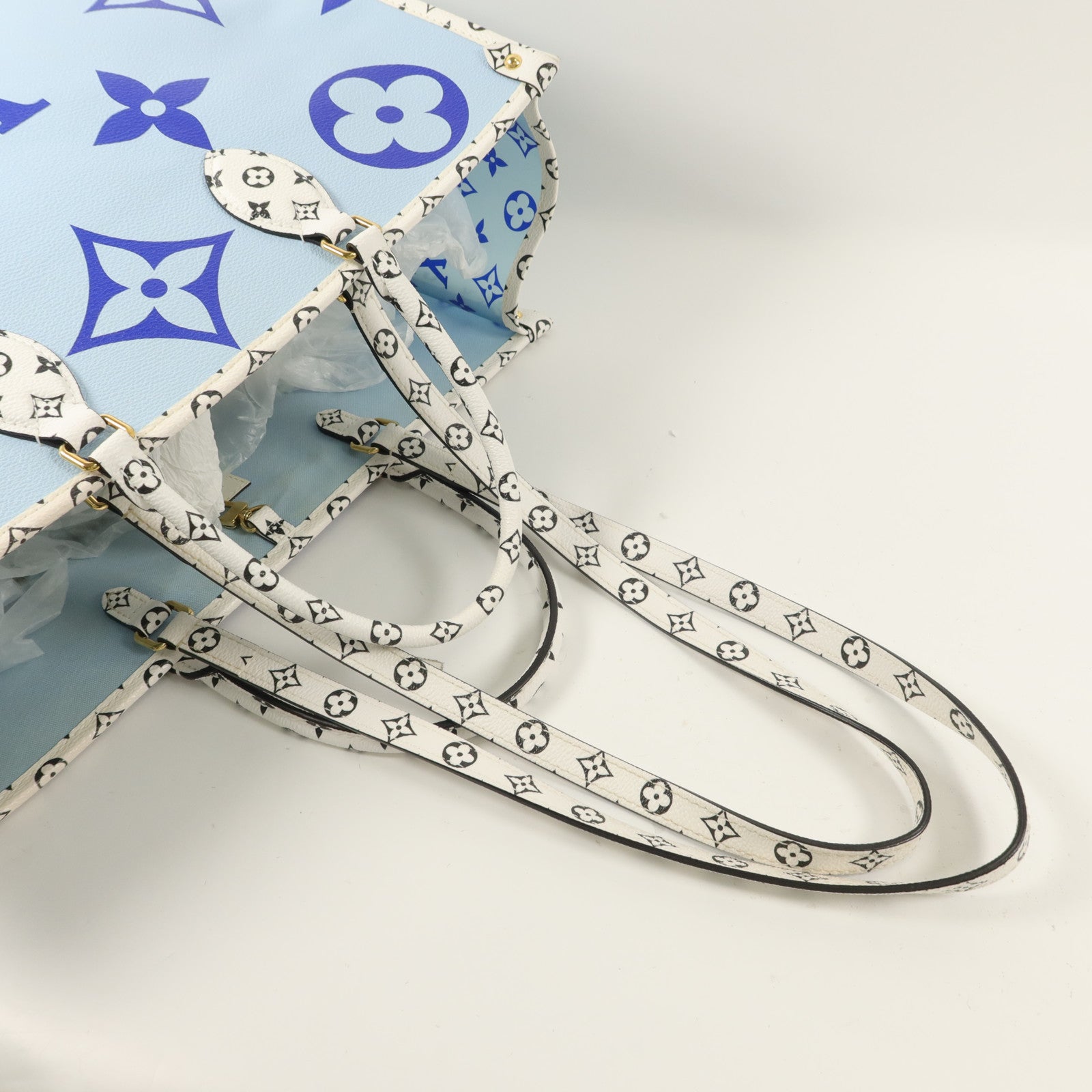 LOUIS VUITTON Monogram Giant/PVC On The Go GM手挽肩背兩用袋